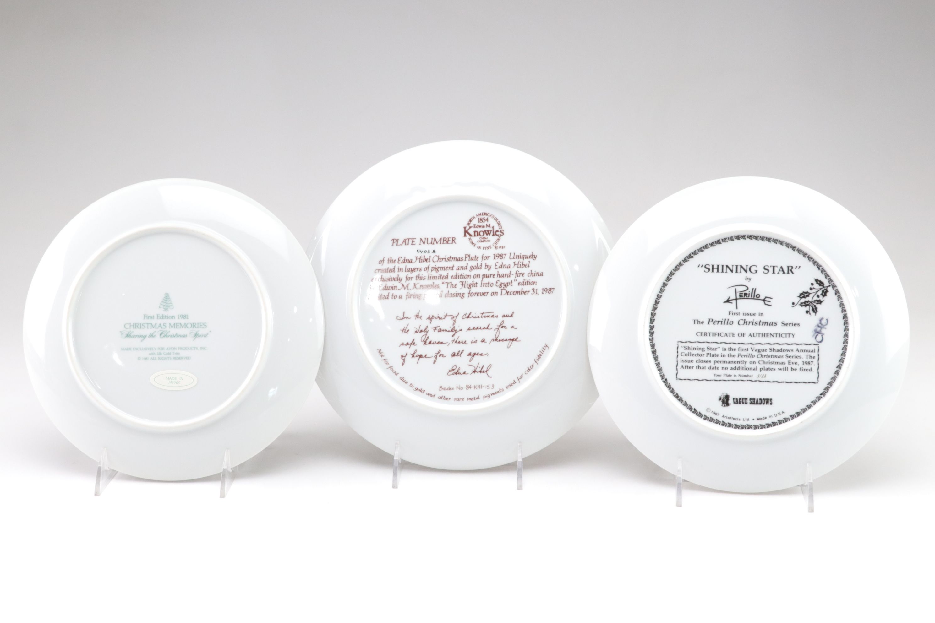 Royal Copenhagen "Christmas in Denmark" and More Collector Plates, 1990s