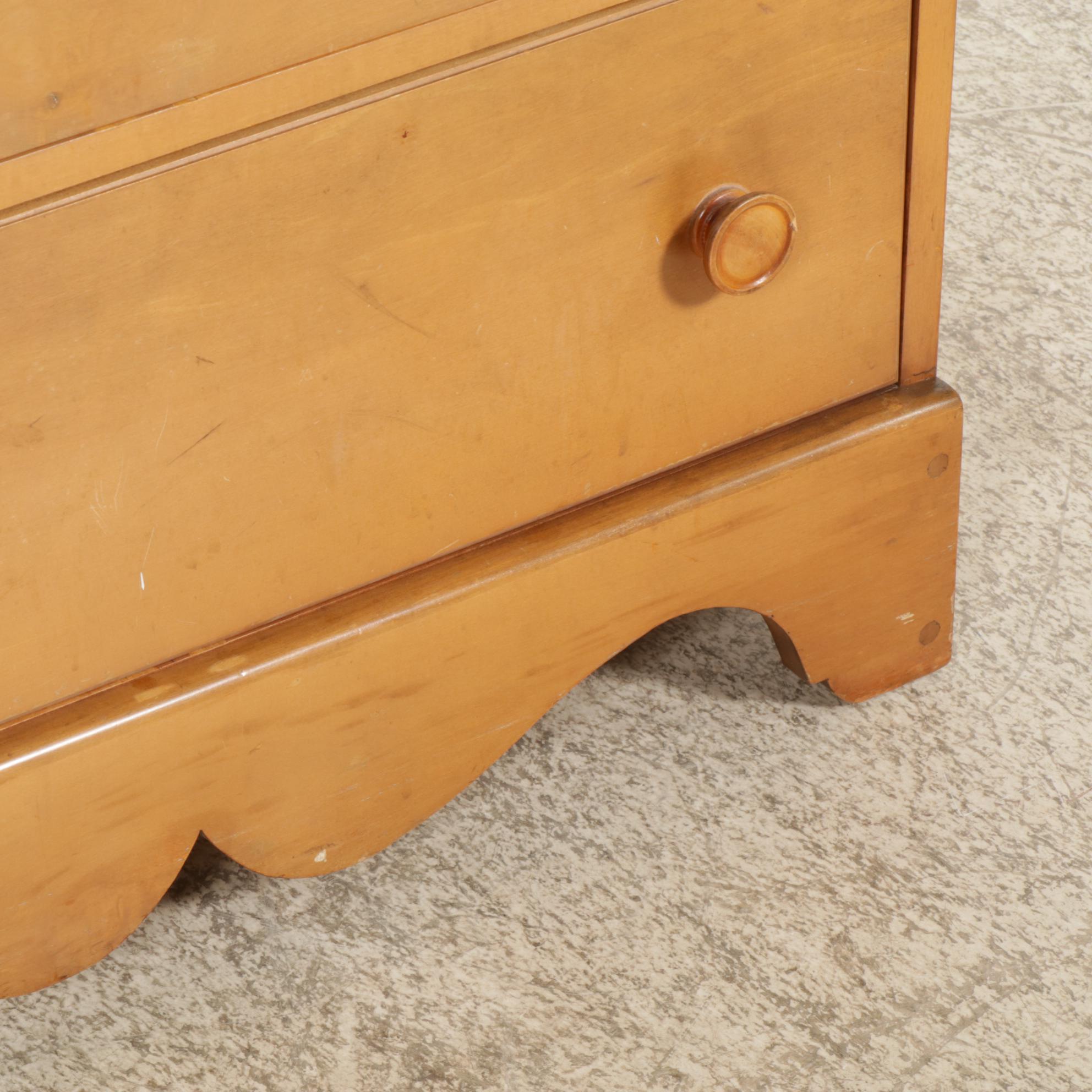 Maple Chest of Drawers, Late 20th Century