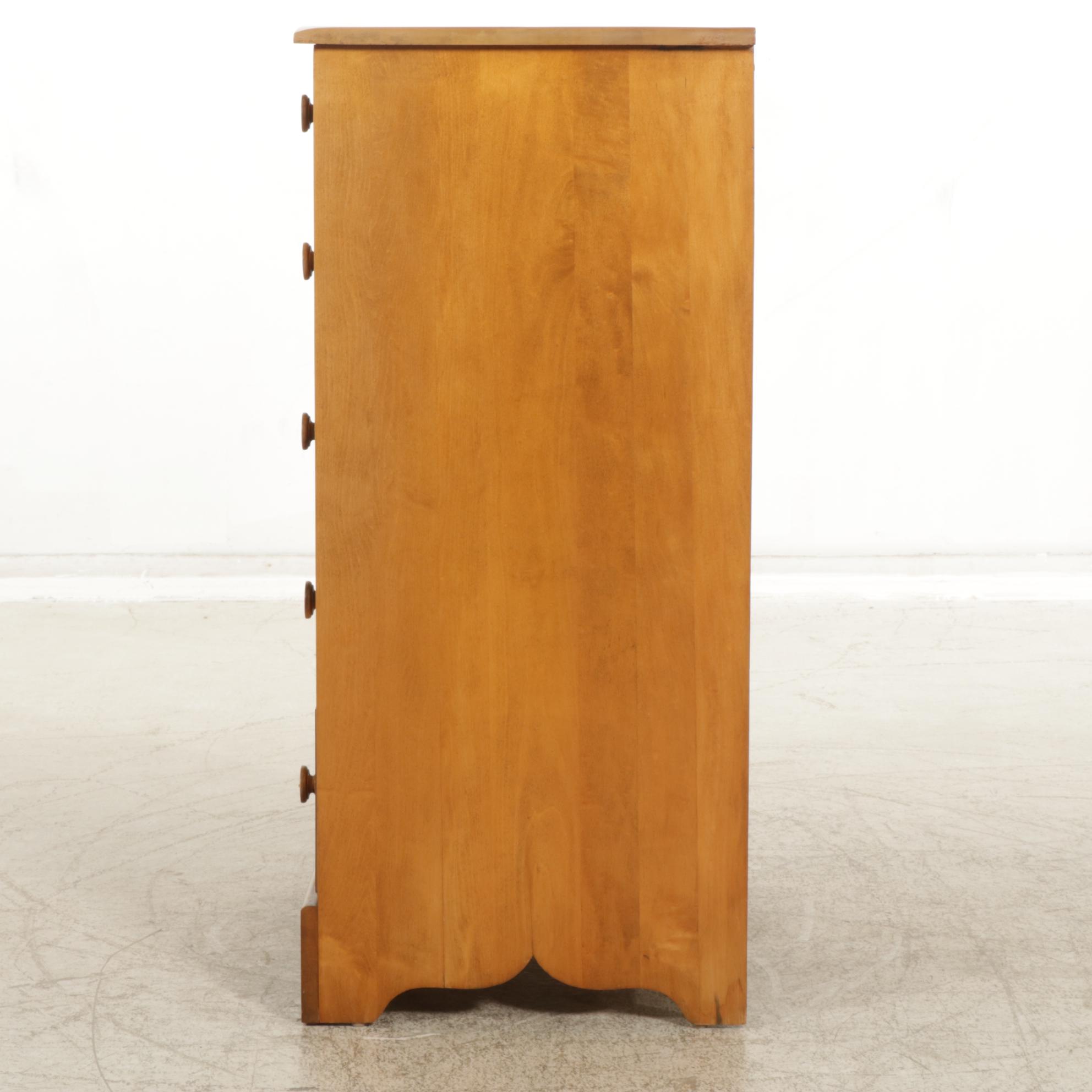 Maple Chest of Drawers, Late 20th Century