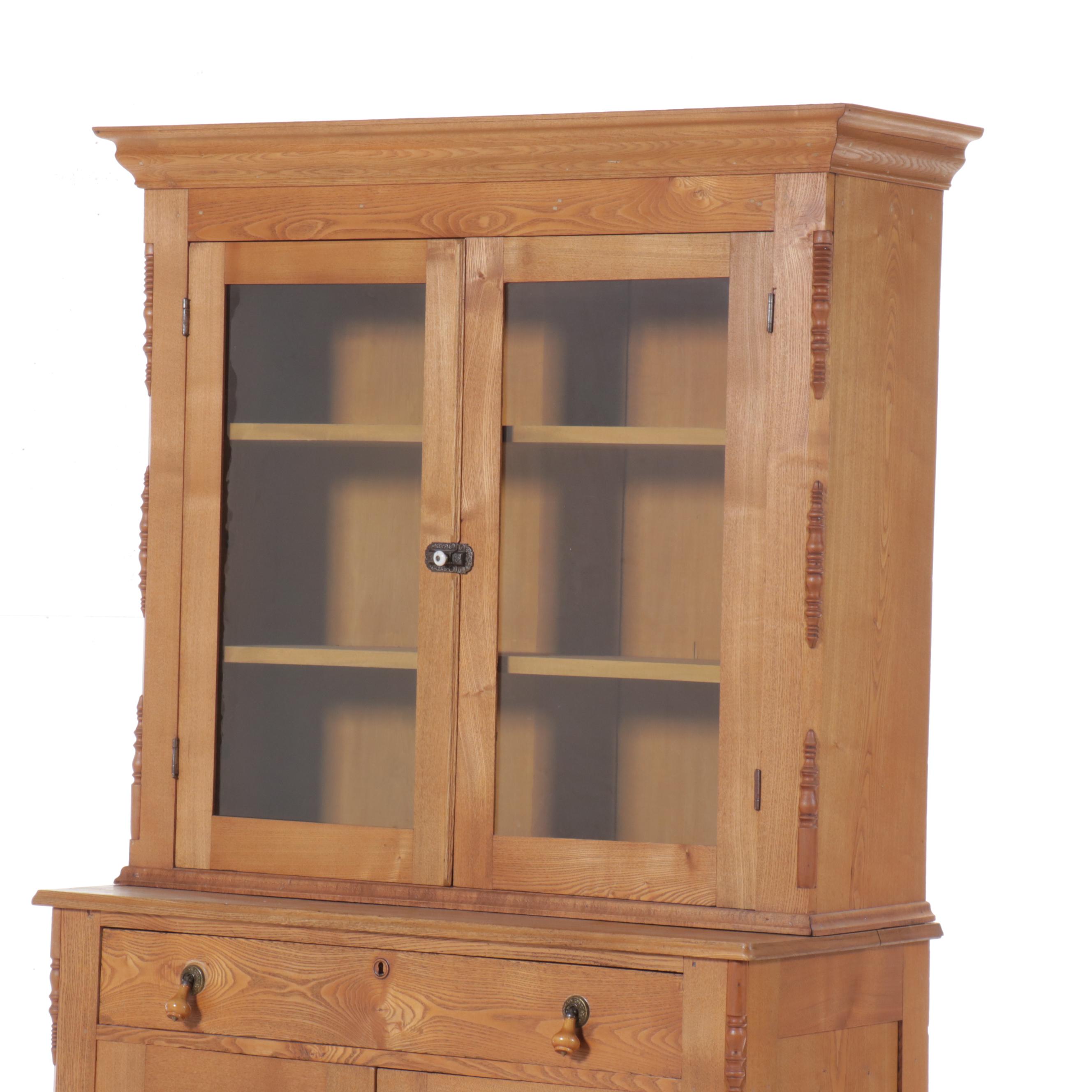 Oak Kitchen Cabinet, Early to Mid-20th Century