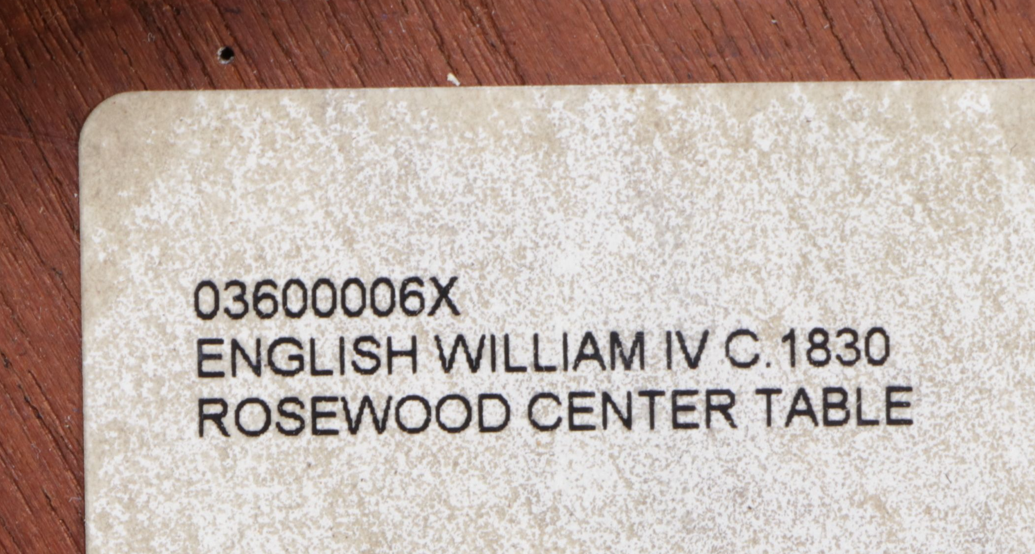 William IV Rosewood Tilt Top Pedestal Dining Table, Early 19th Century