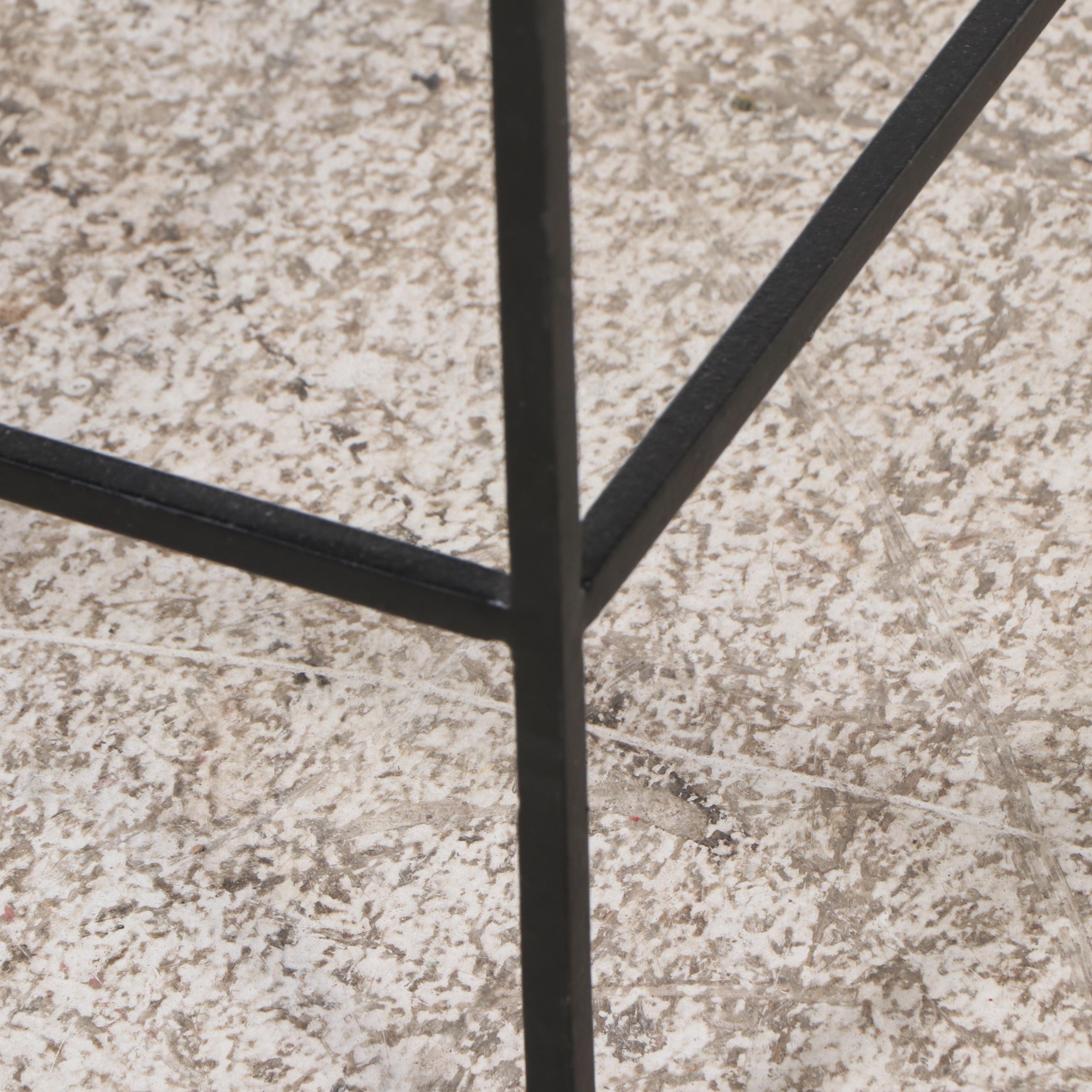 Contemporary Metal Side Table