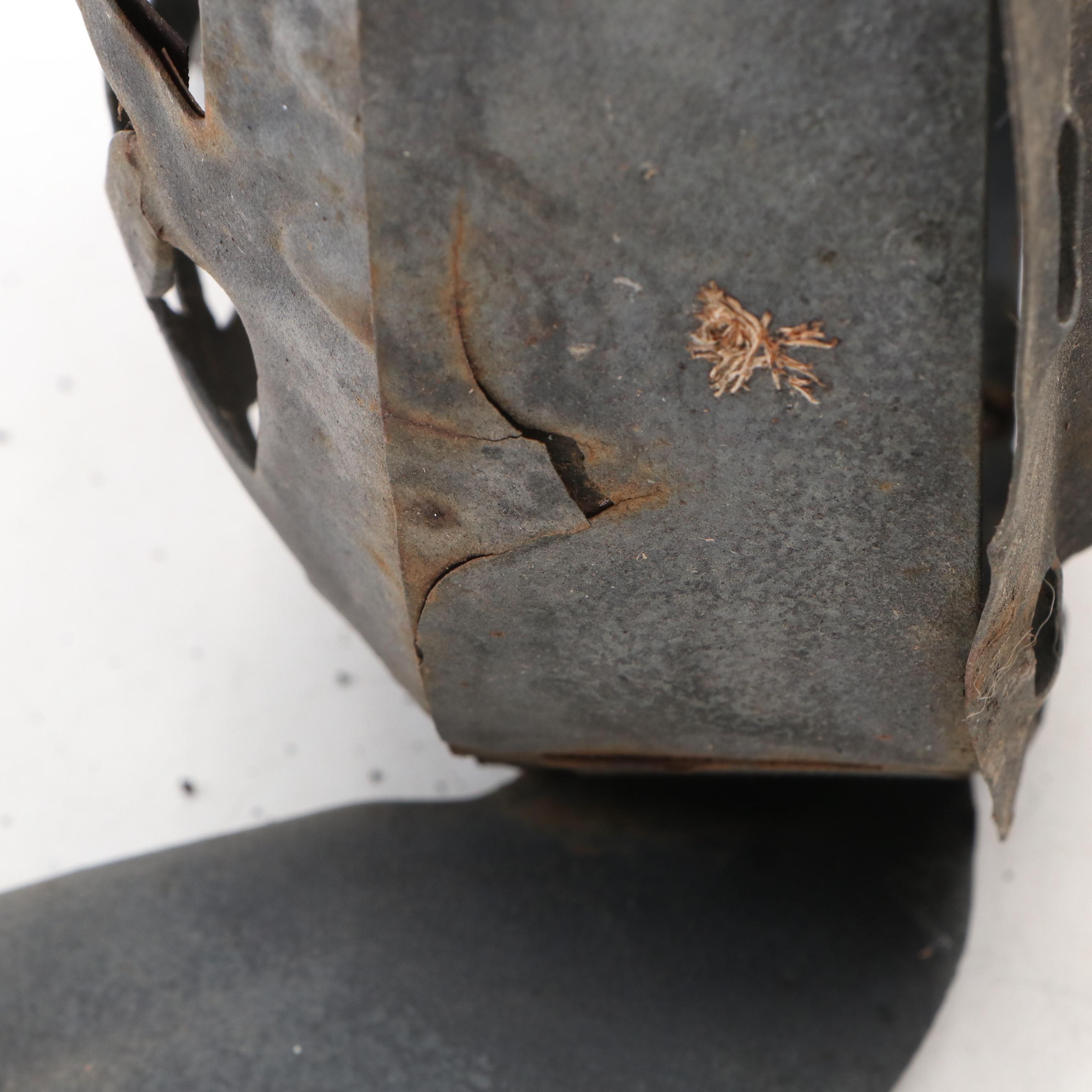 Sculpted Metal Turtle and Cat Garden Decorations