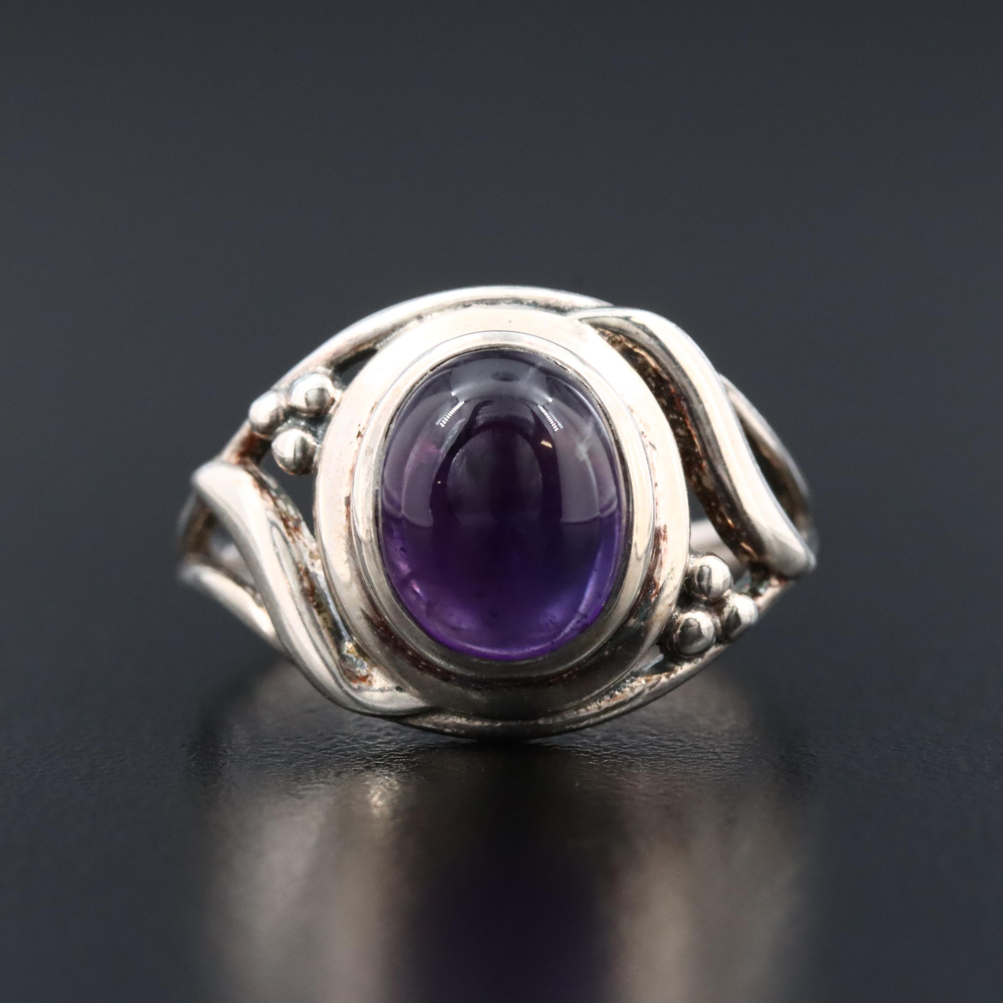 Sterling Amethyst Ring
