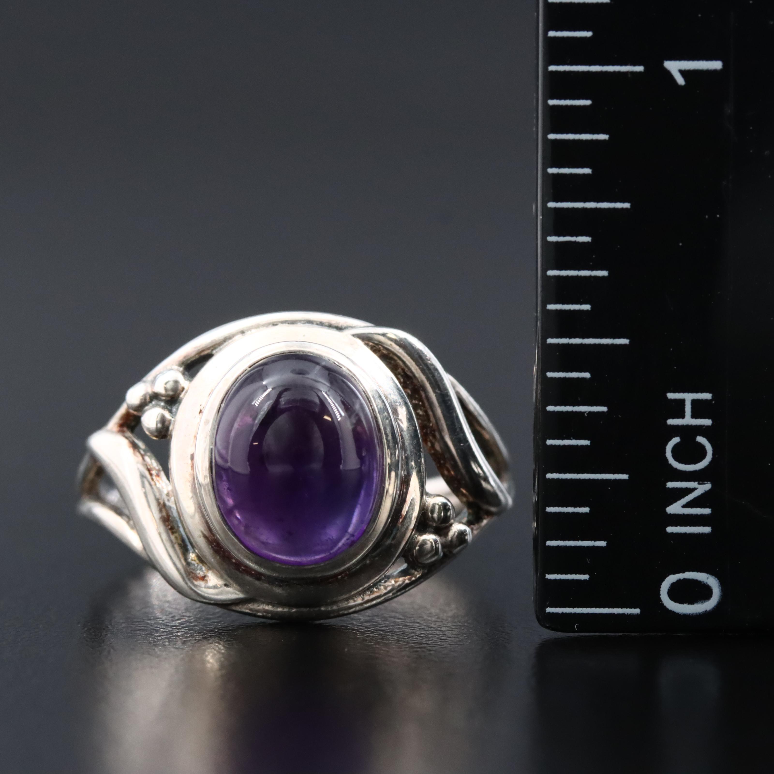 Sterling Amethyst Ring