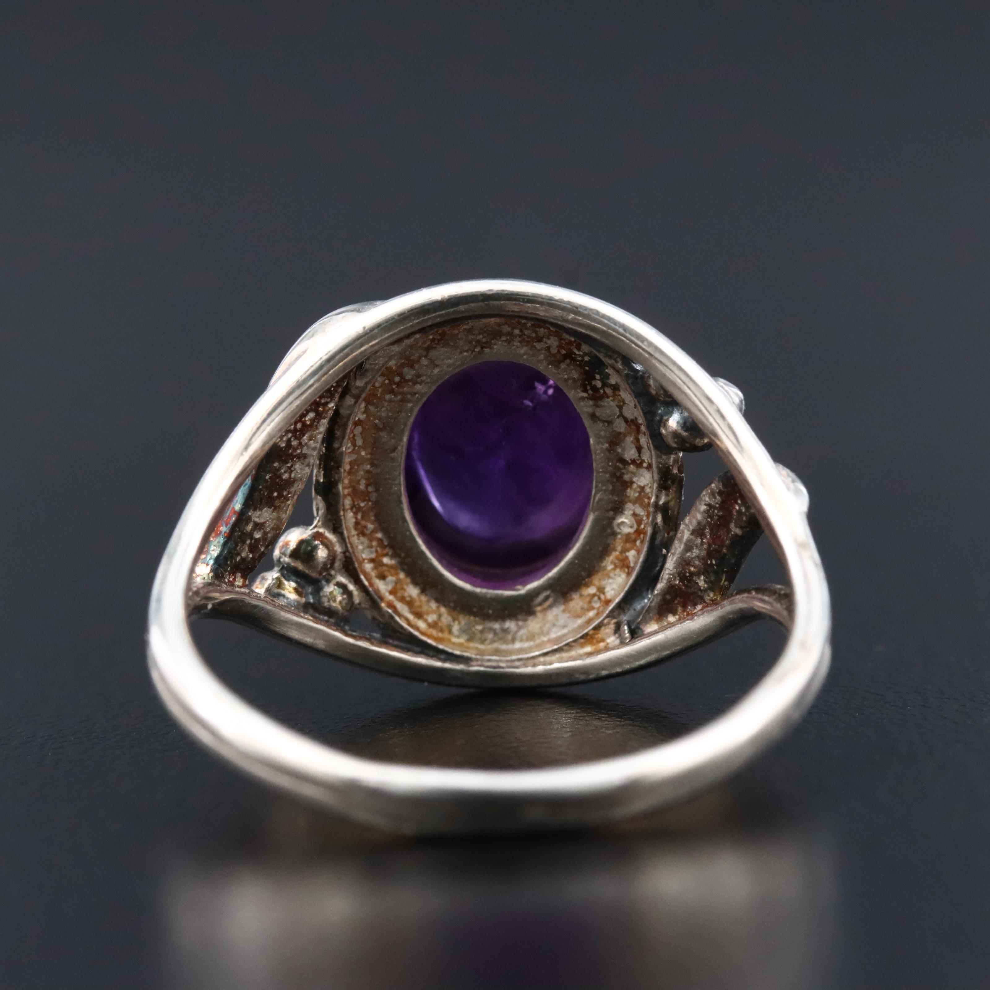 Sterling Amethyst Ring