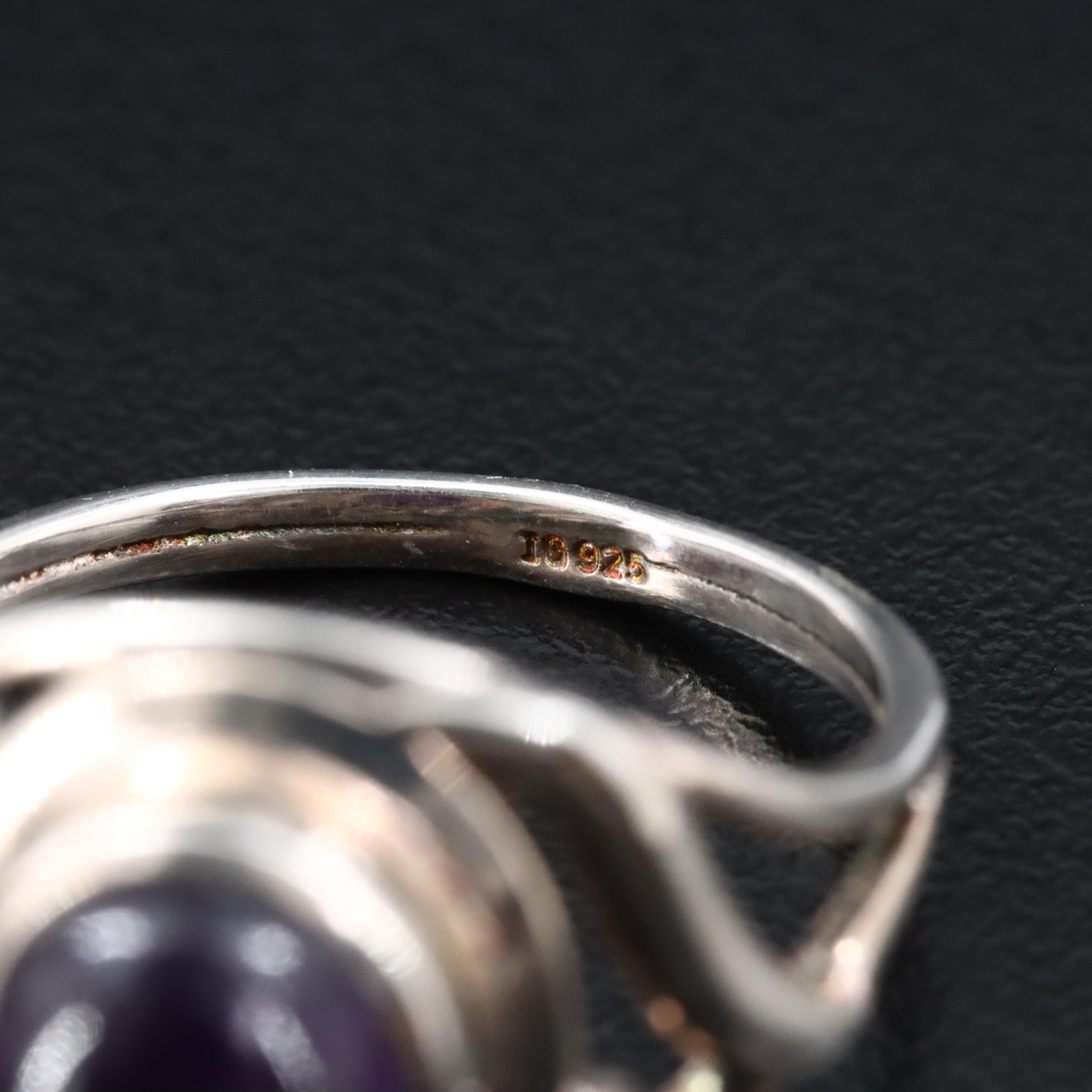 Sterling Amethyst Ring