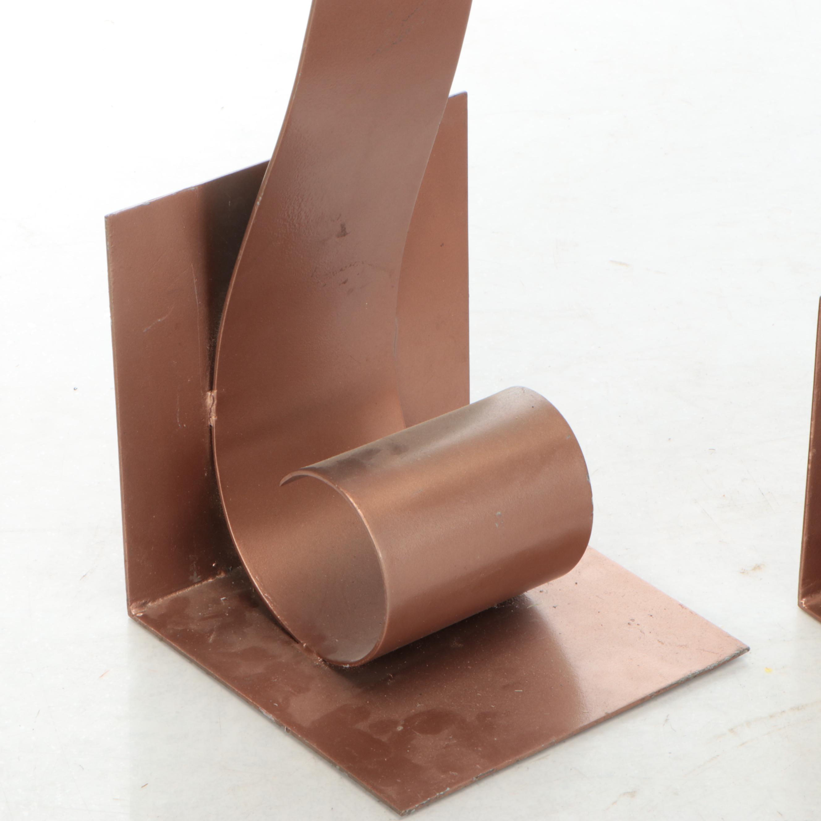 Contemporary Scrolled Metal Corbel Shelves