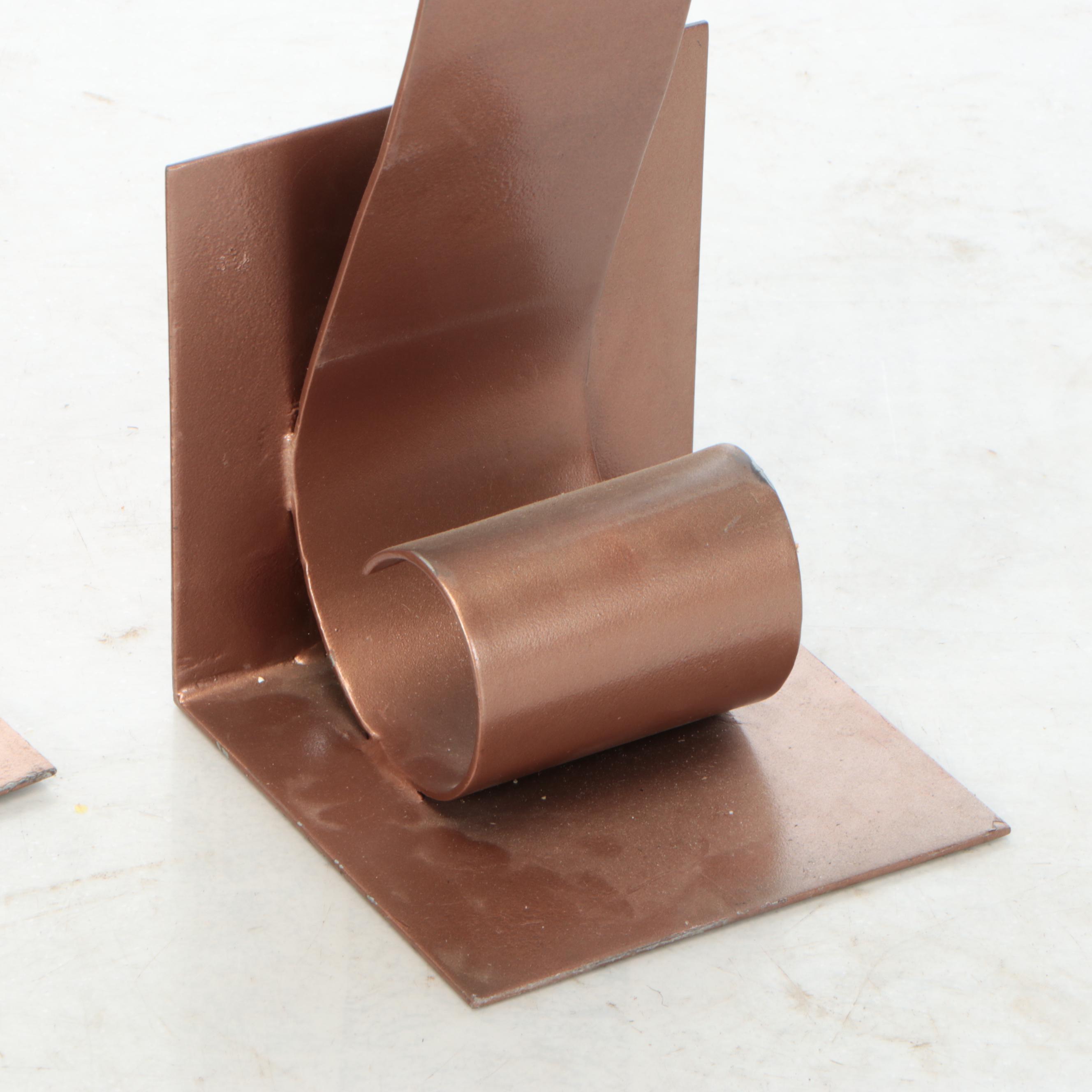 Contemporary Scrolled Metal Corbel Shelves