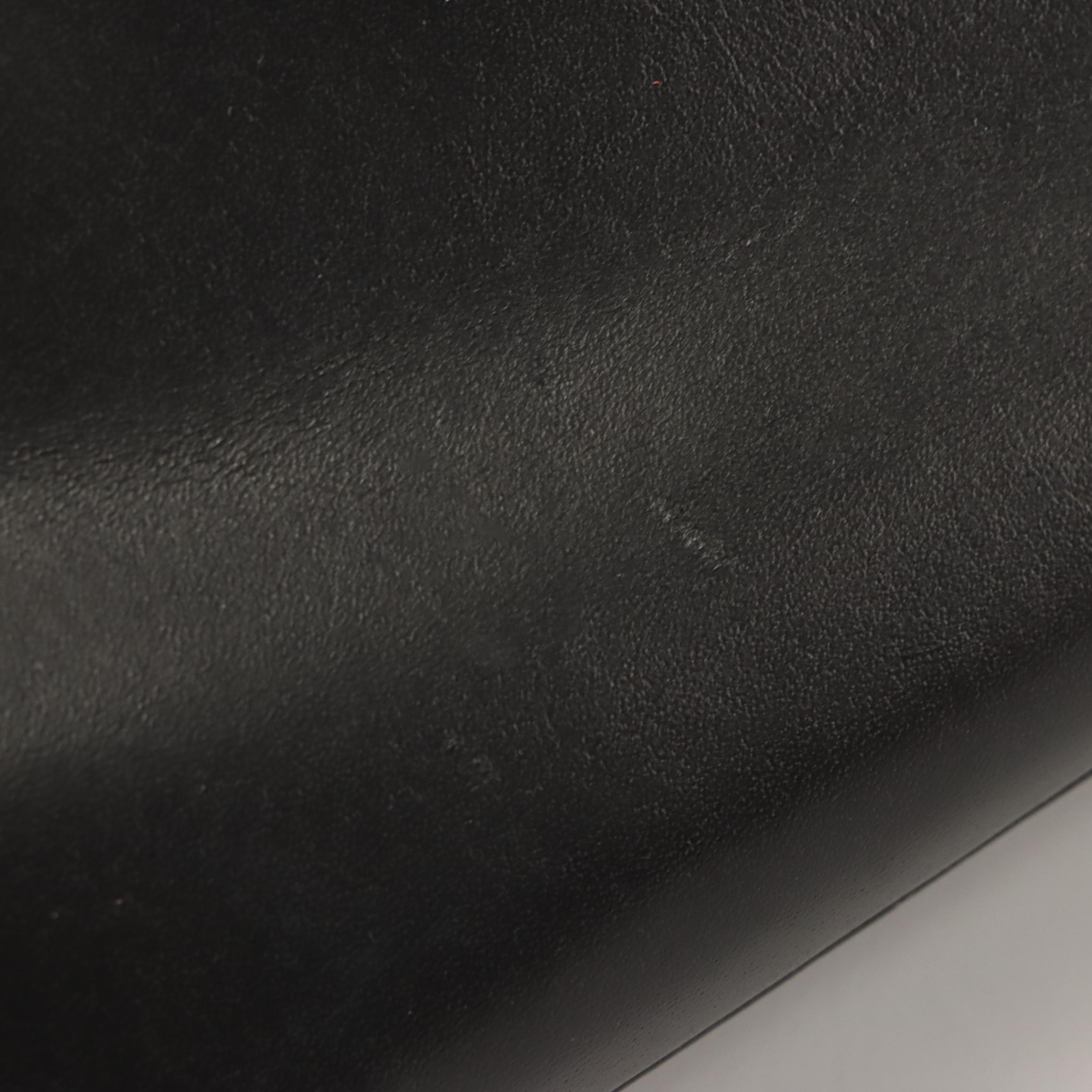 Givenchy Double Strap Handbag in Black Leather