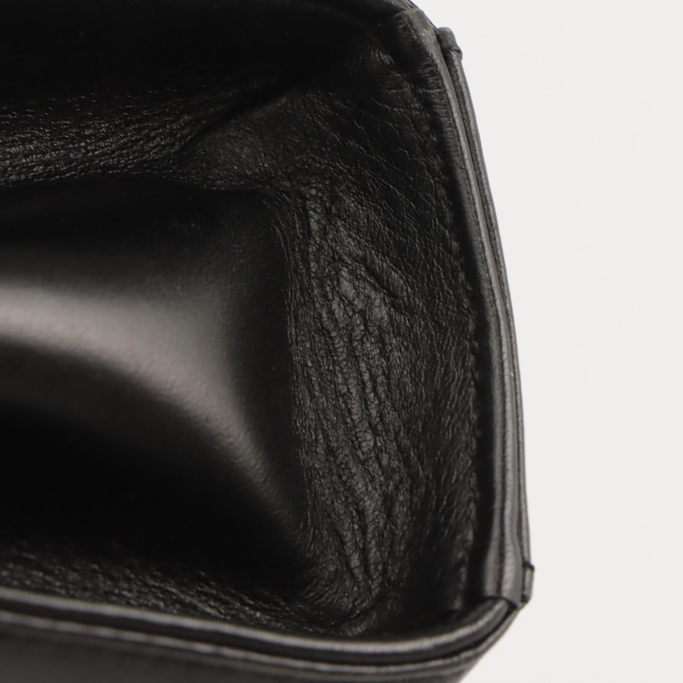 Givenchy Double Strap Handbag in Black Leather