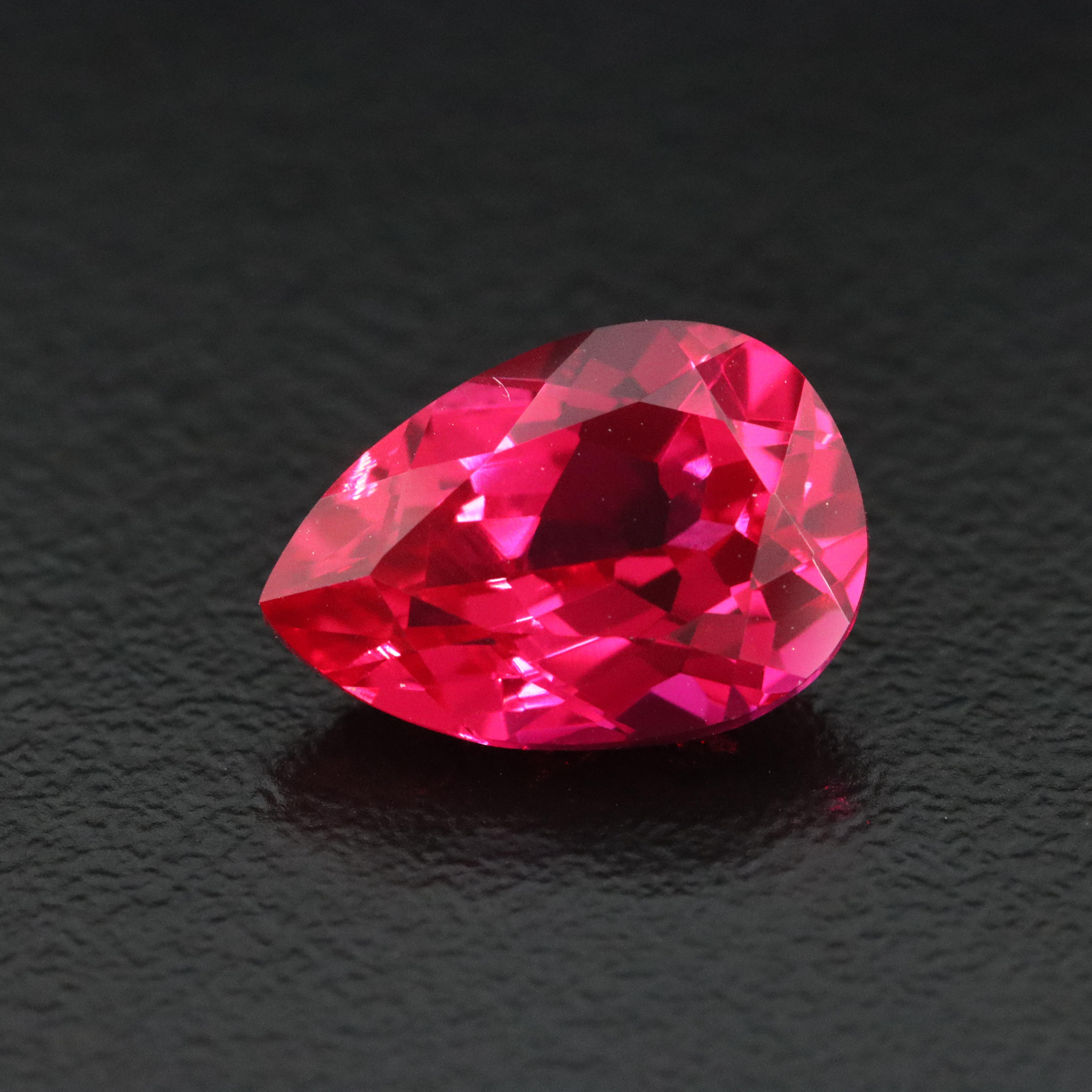 Loose 6.03 CT Lab Grown Ruby