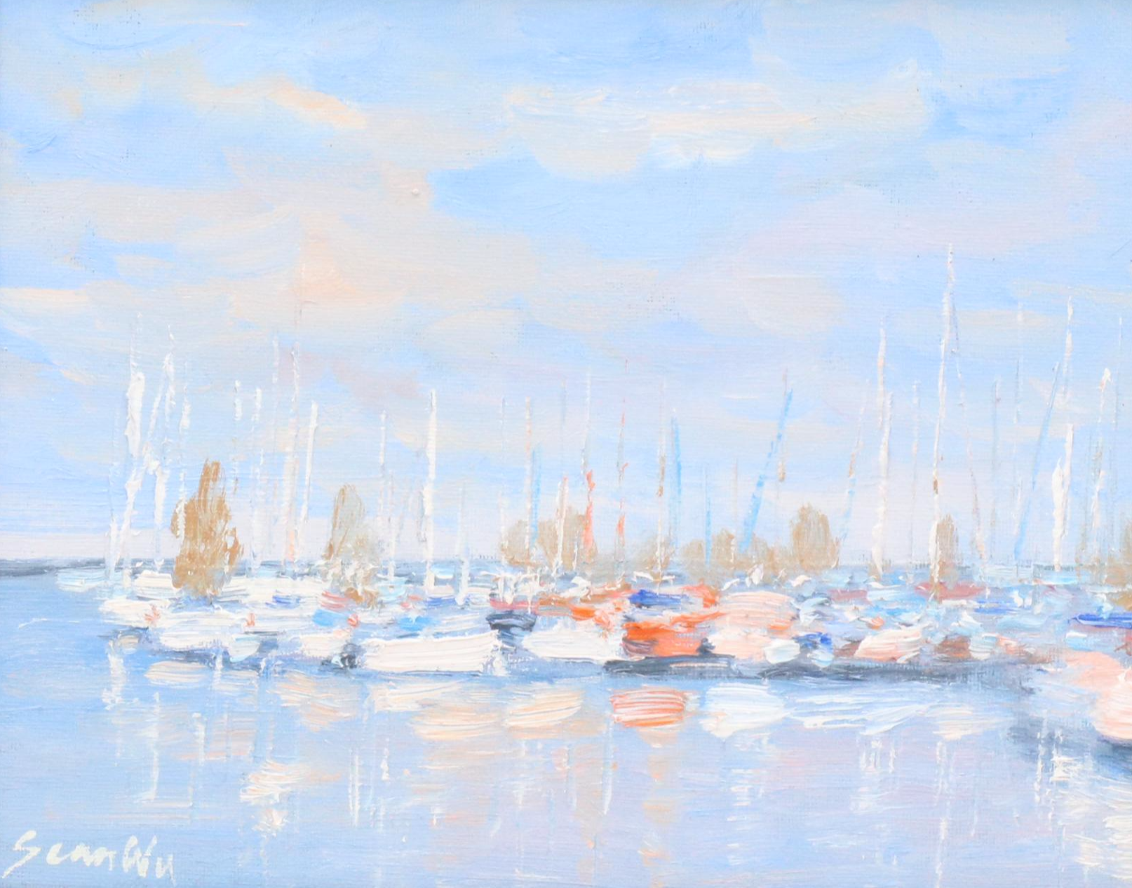 Sean Wu Coastal Oil Painting