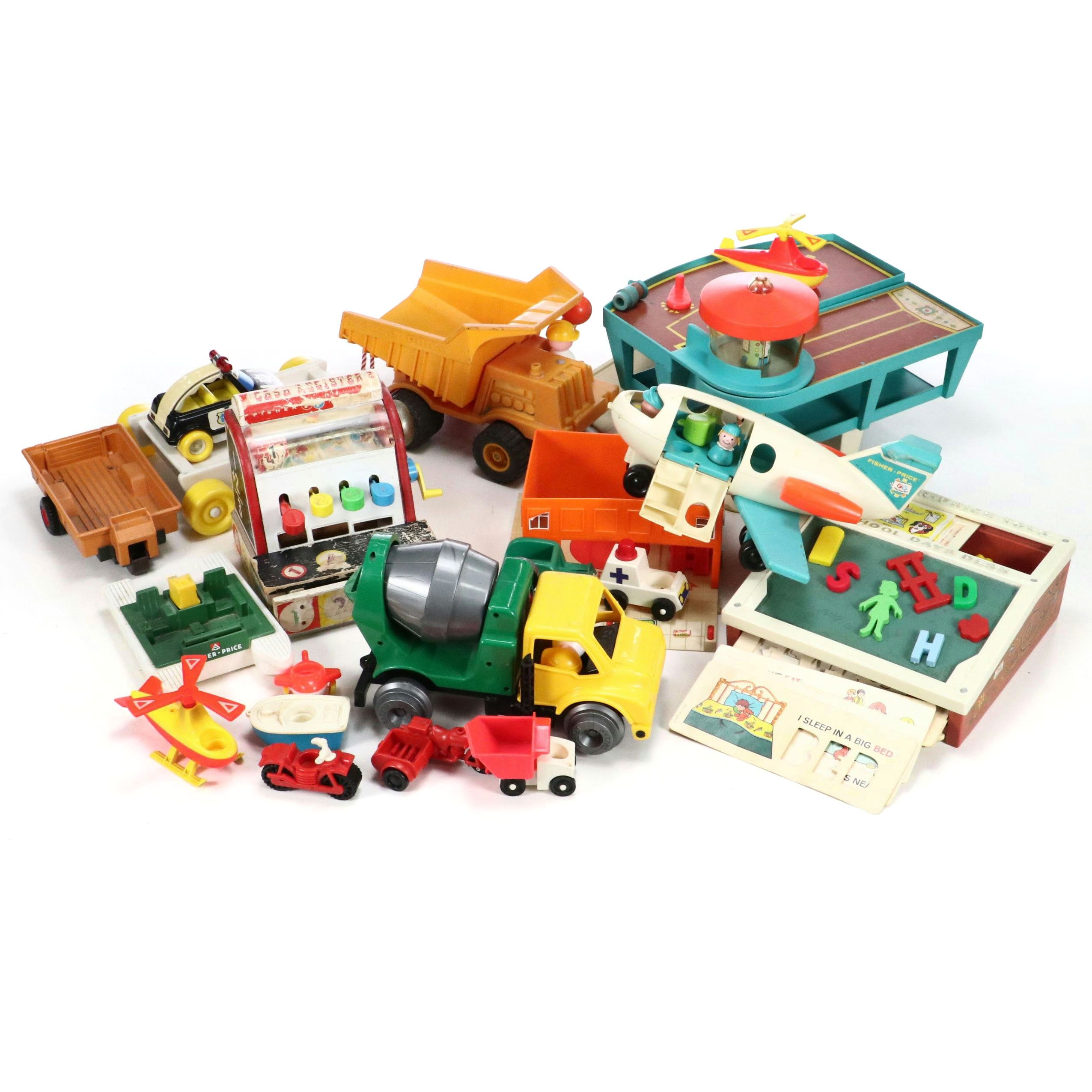 Vintage Fisher-Price Play Family Airport and More Children's Toys