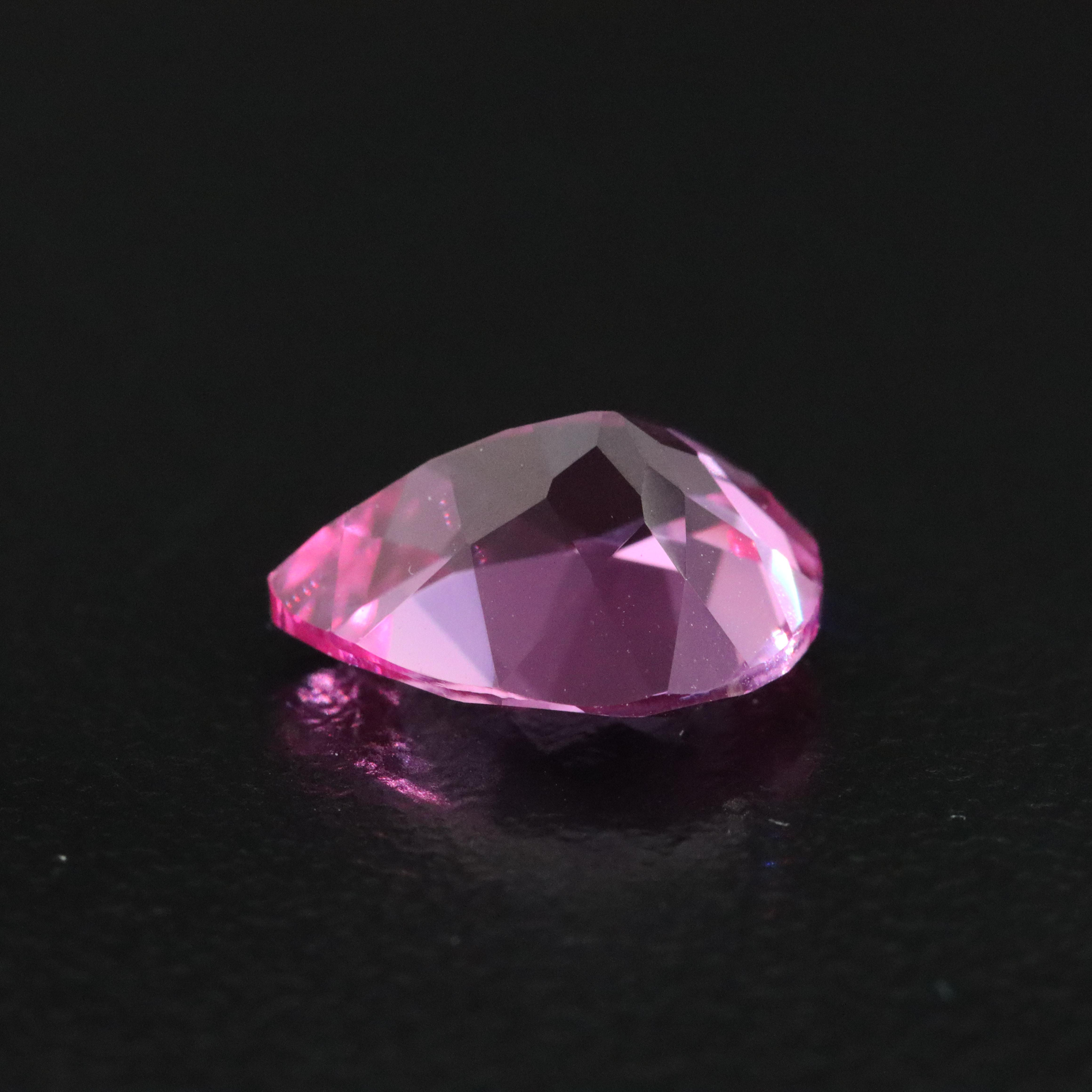 Loose 4.29 CT Lab Grown Sapphire