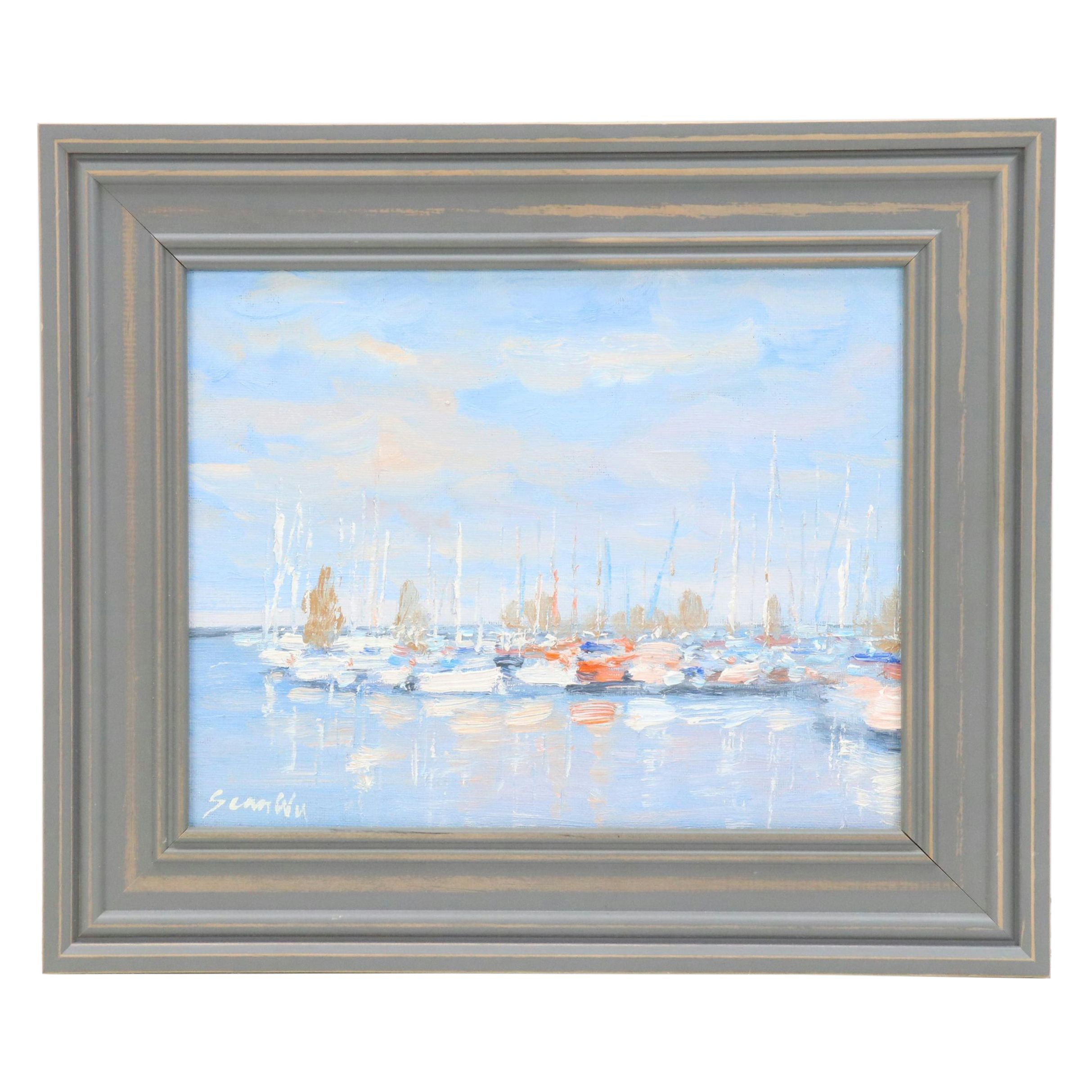 Sean Wu Coastal Oil Painting