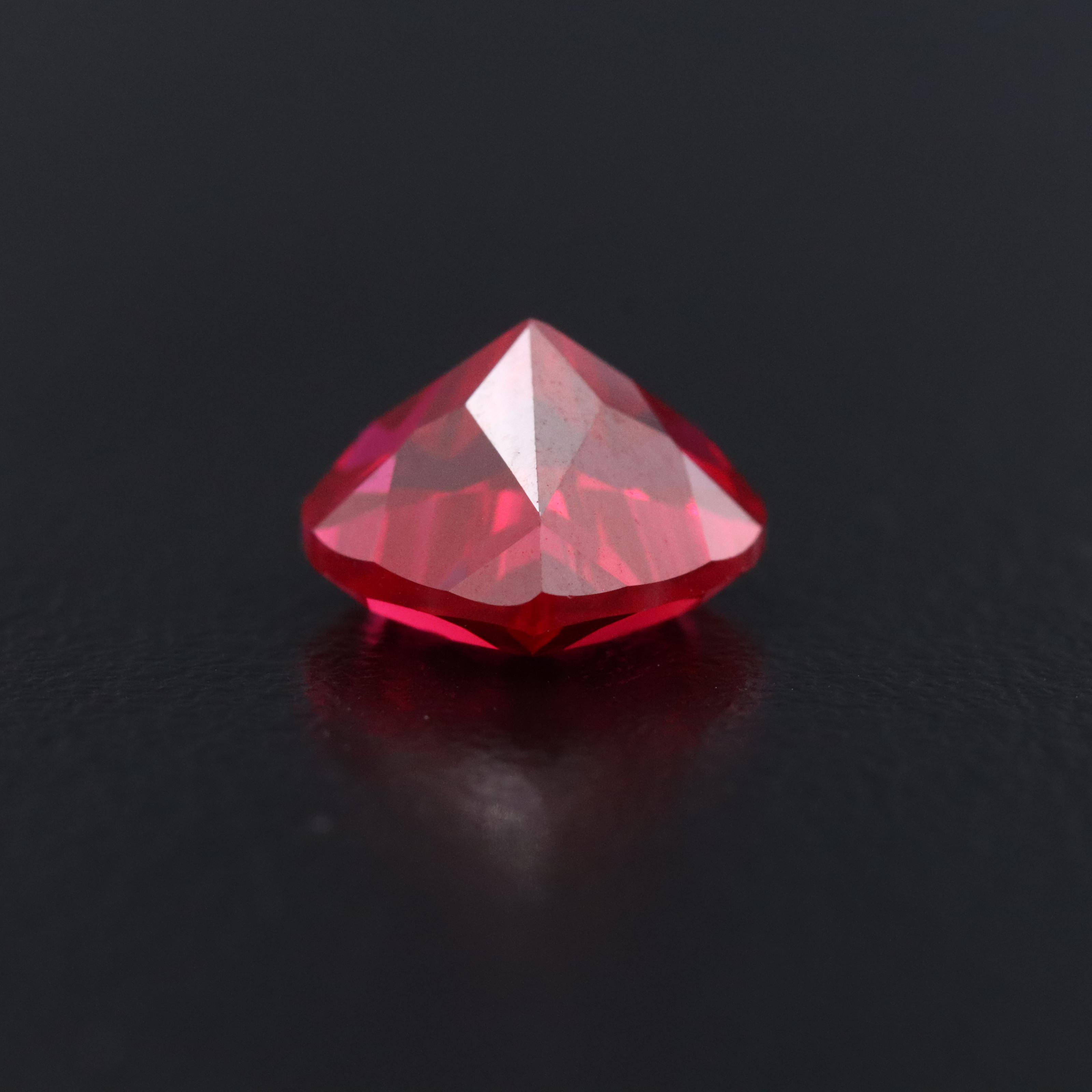 Loose 3.68 CT Lab Grown Ruby
