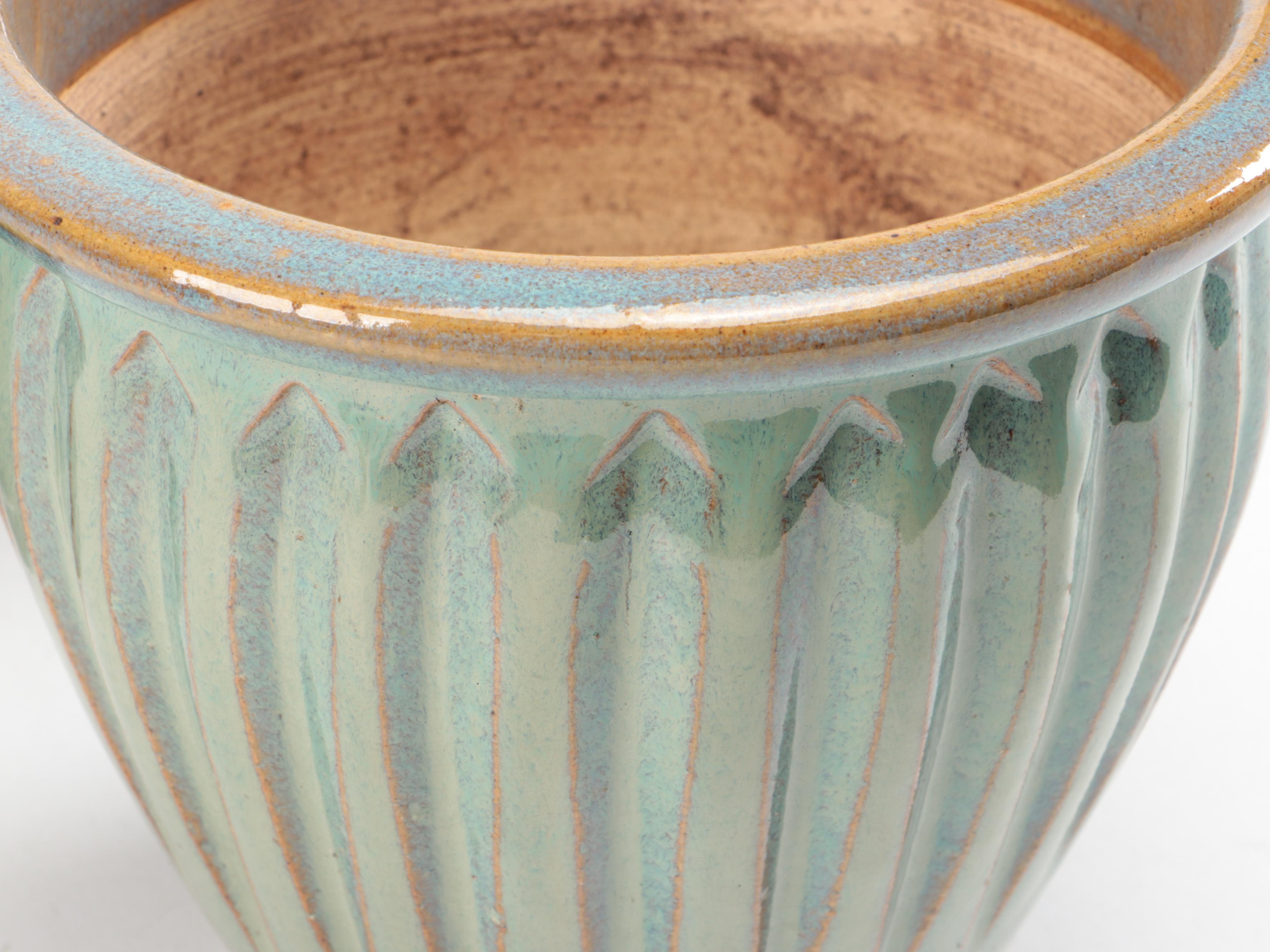 Drip Glazed and Other Ceramic Planters