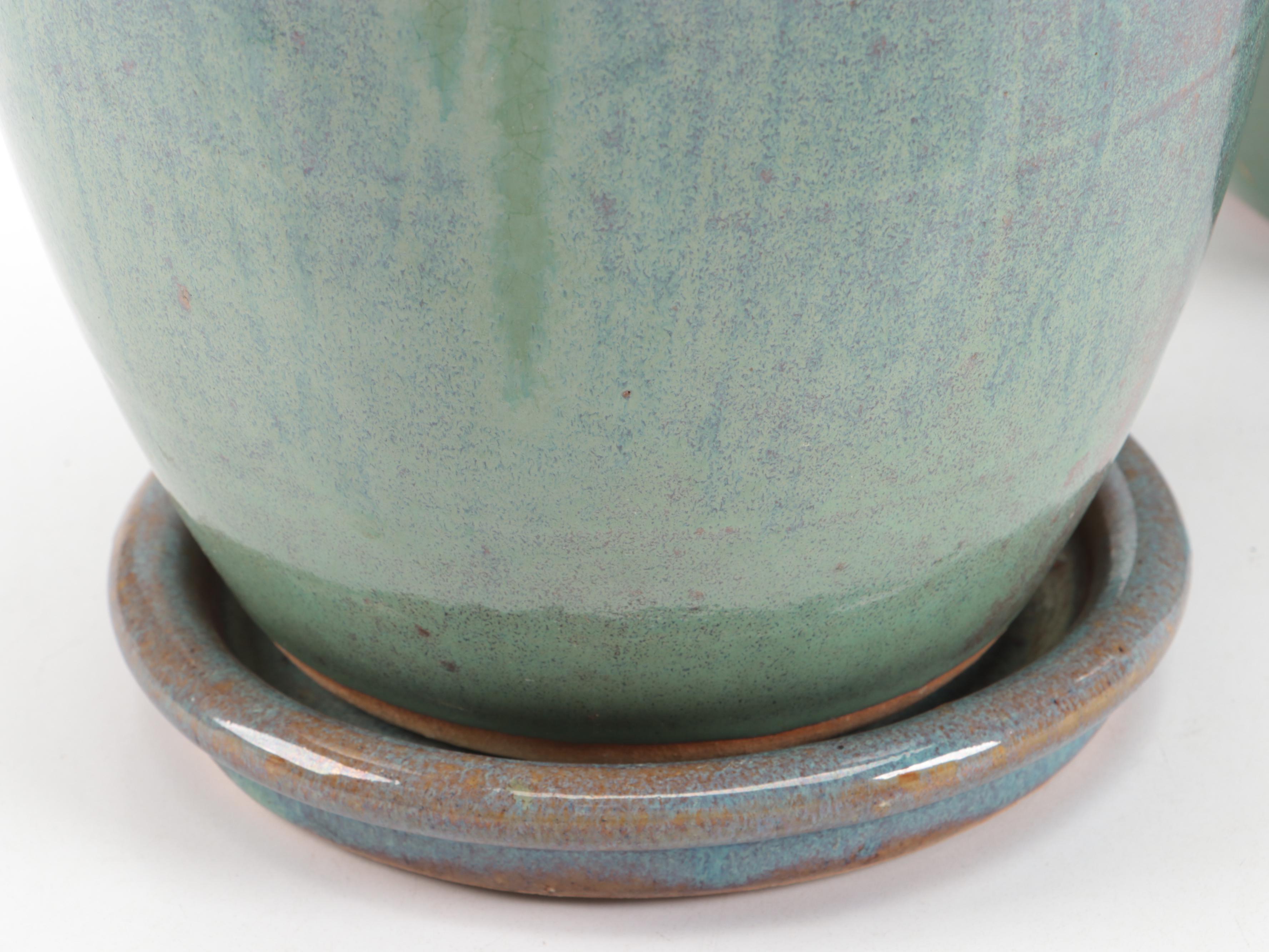 Drip Glazed and Other Ceramic Planters