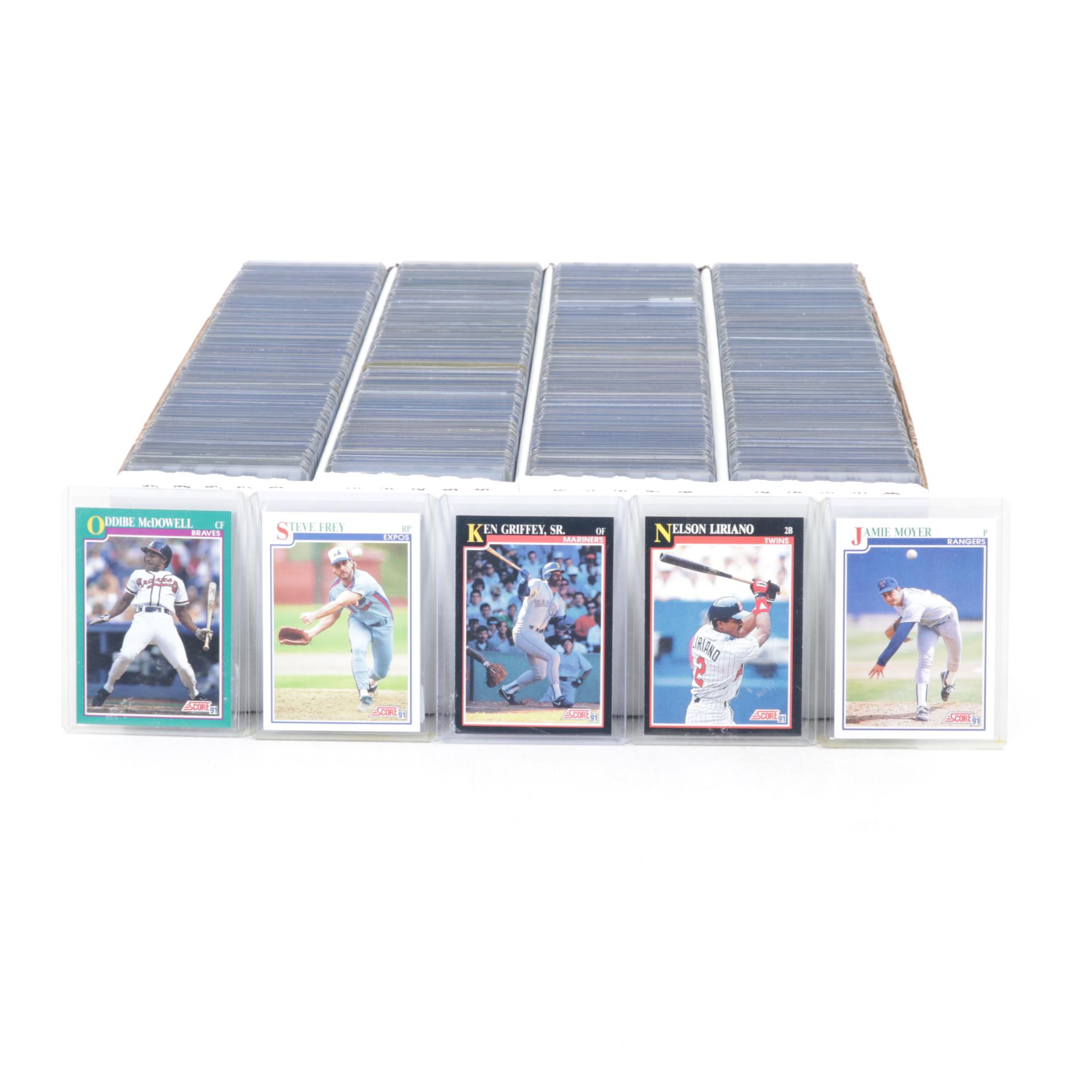 Score Baseball Card Collection, 1991