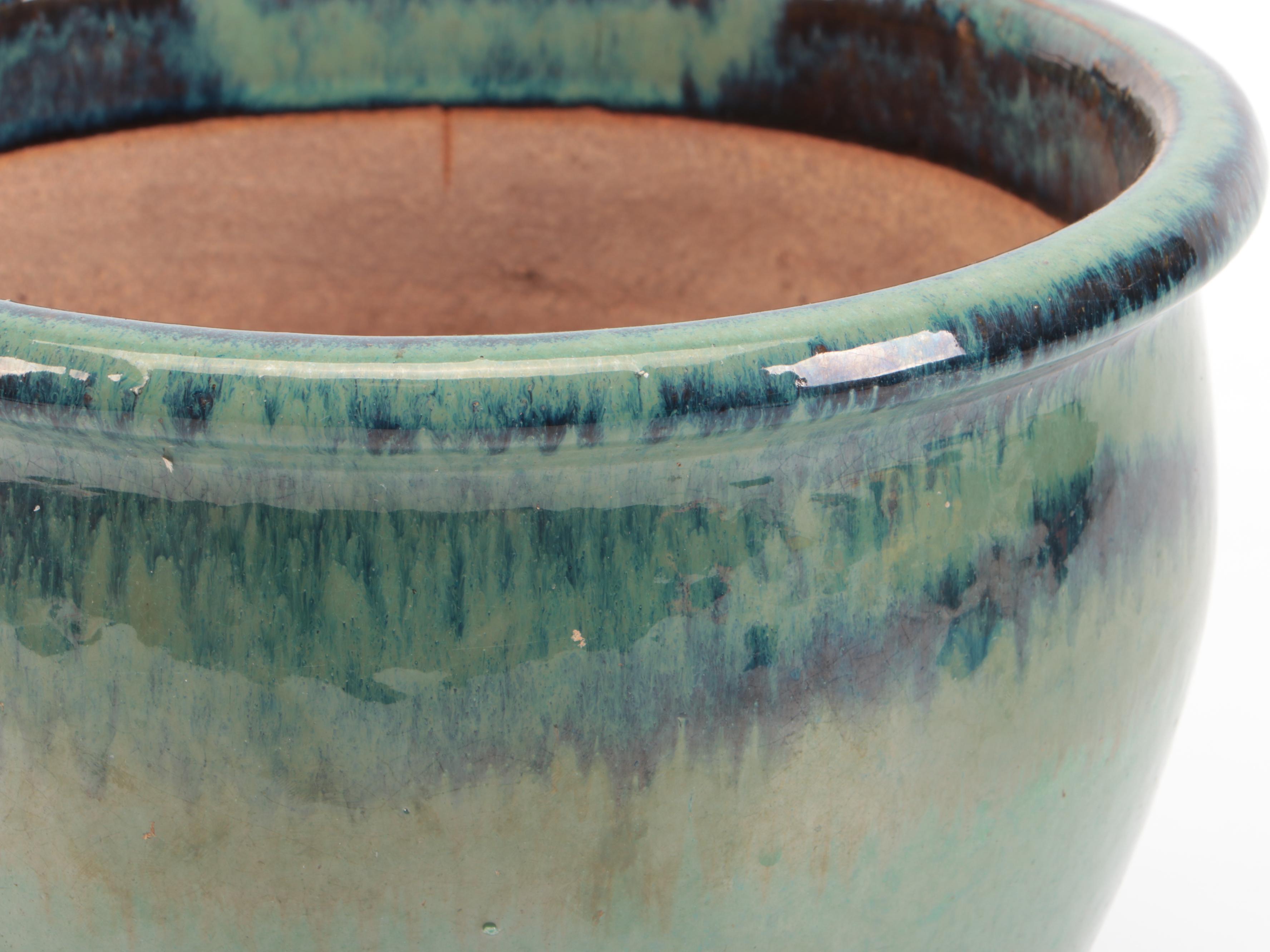 Drip Glazed and Other Ceramic Planters