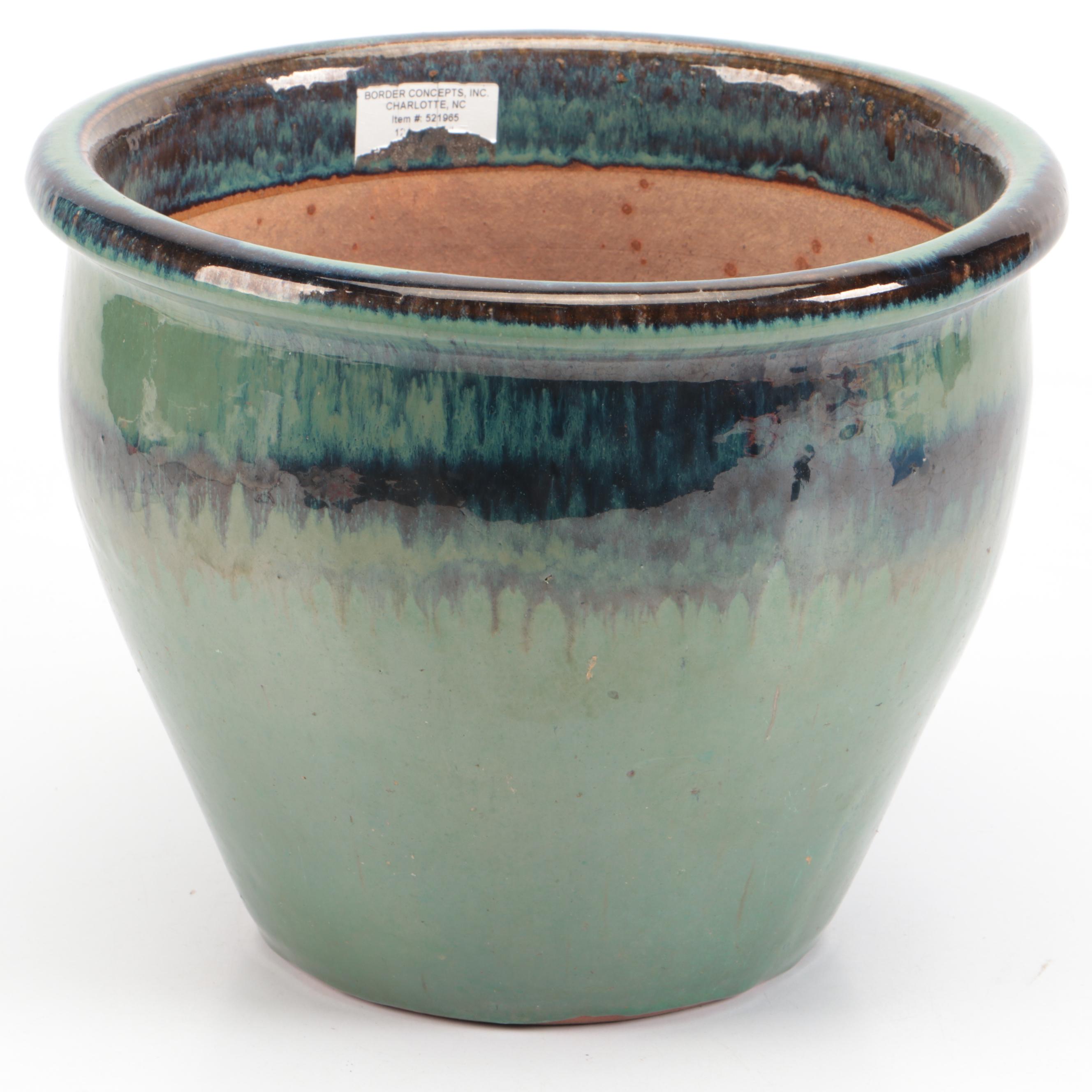 Drip Glazed and Other Ceramic Planters