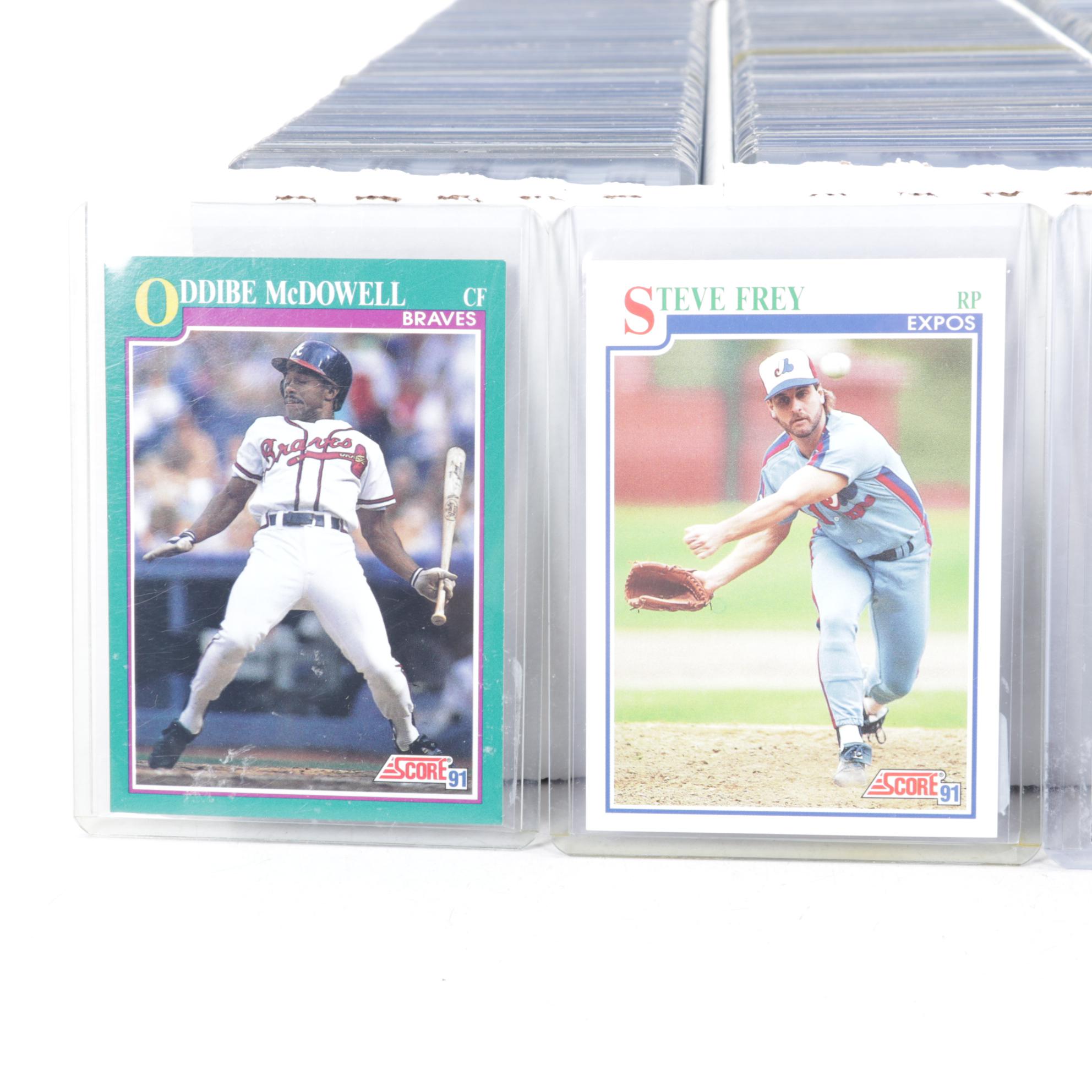 Score Baseball Card Collection, 1991
