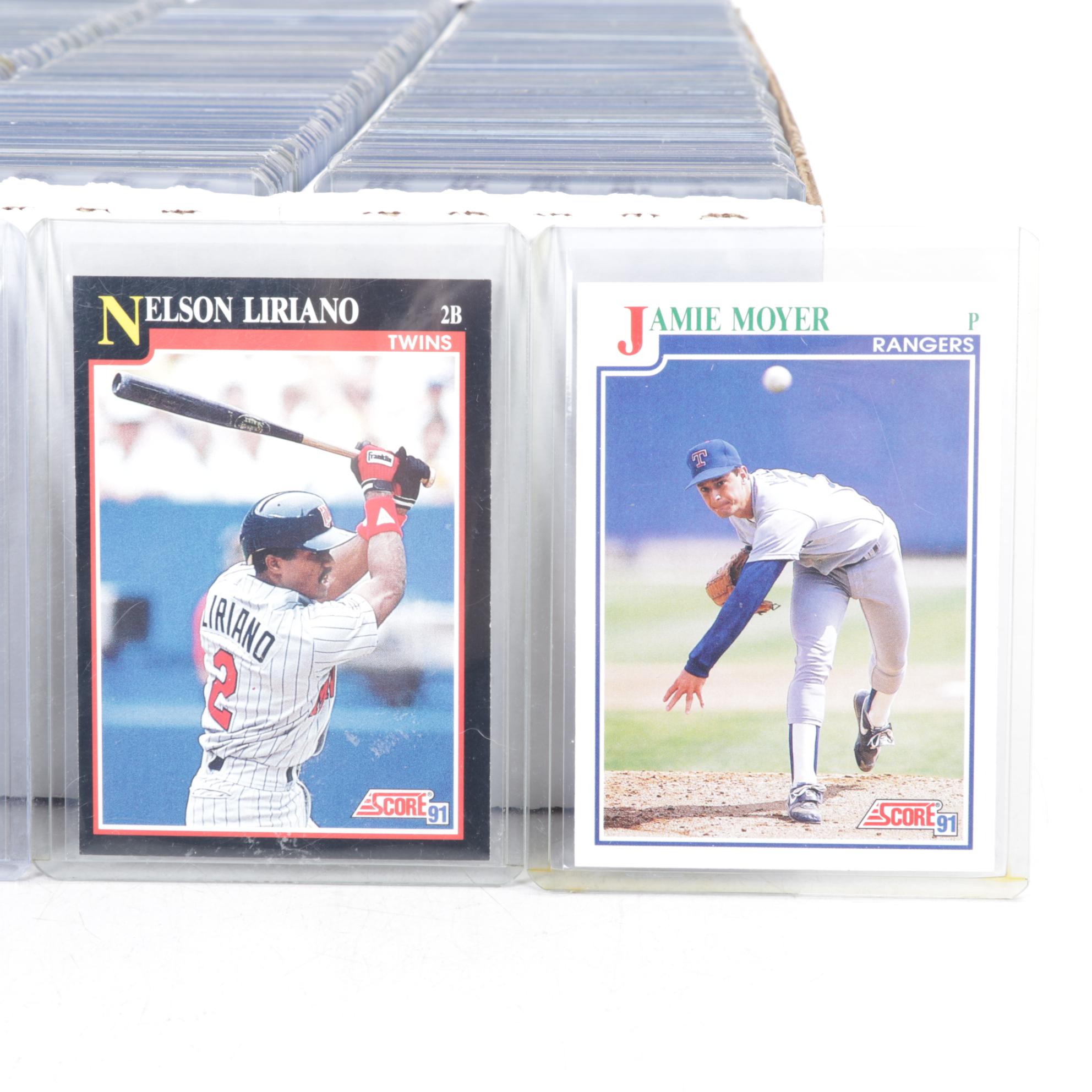 Score Baseball Card Collection, 1991