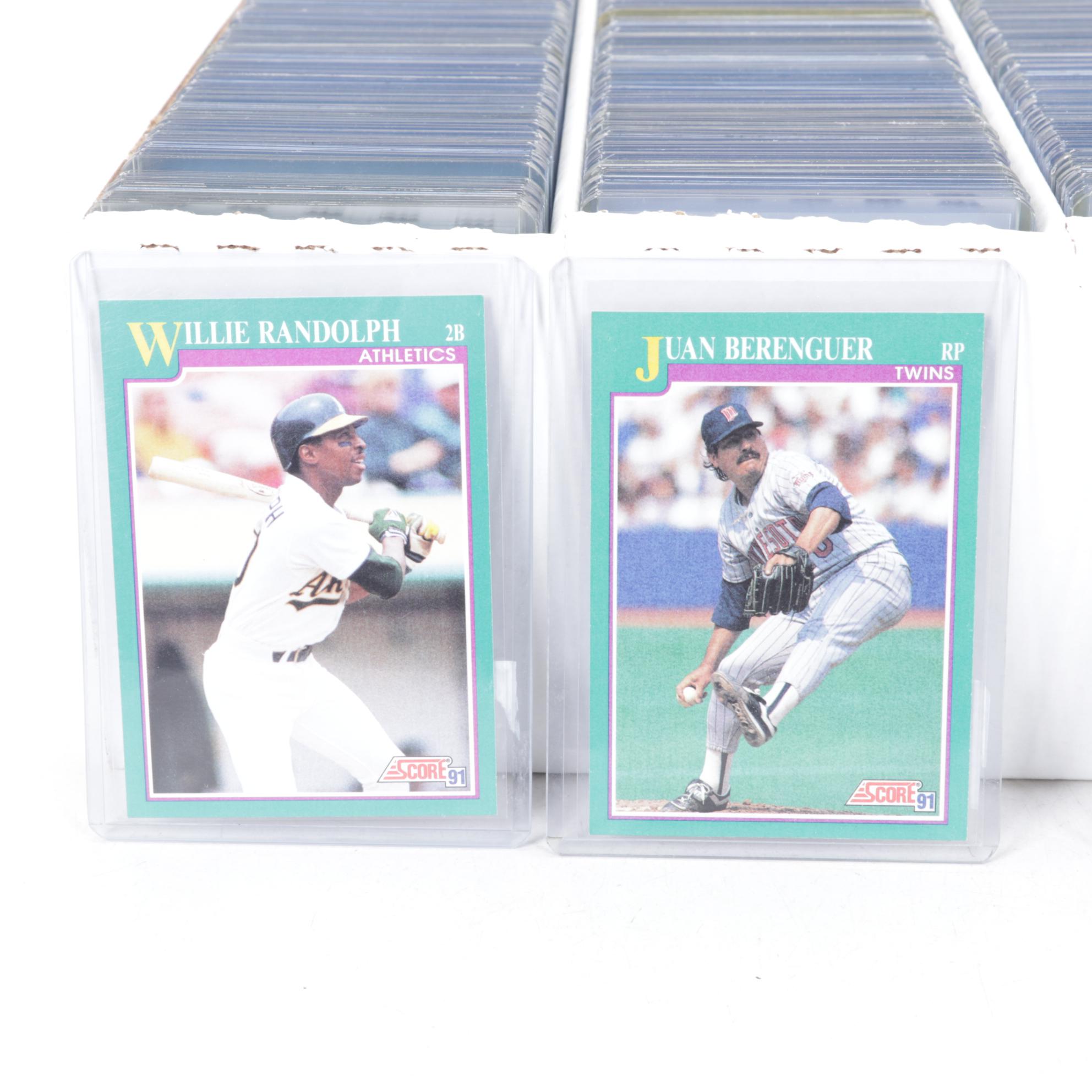 Score Baseball Card Collection, 1991