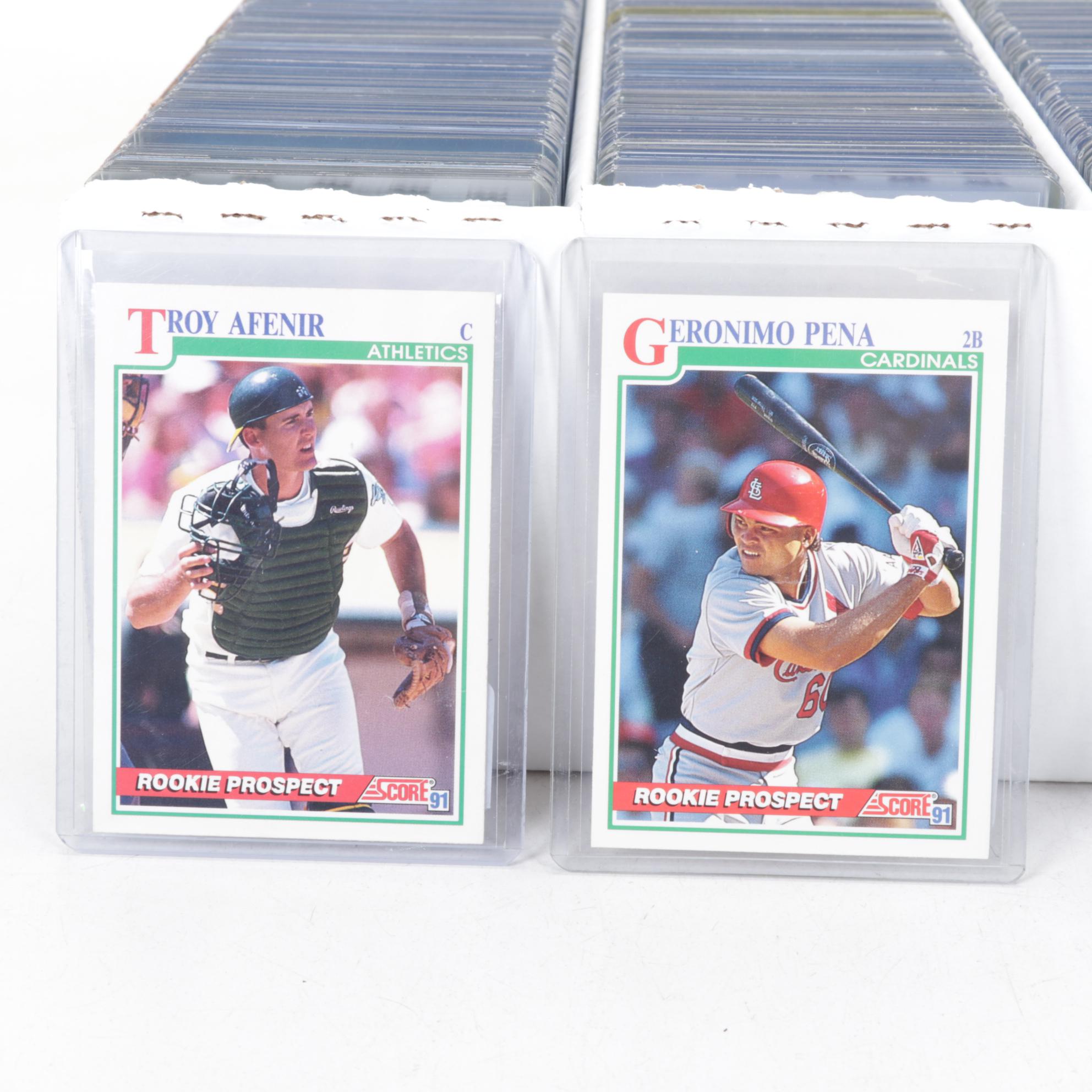 Score Baseball Card Collection, 1991