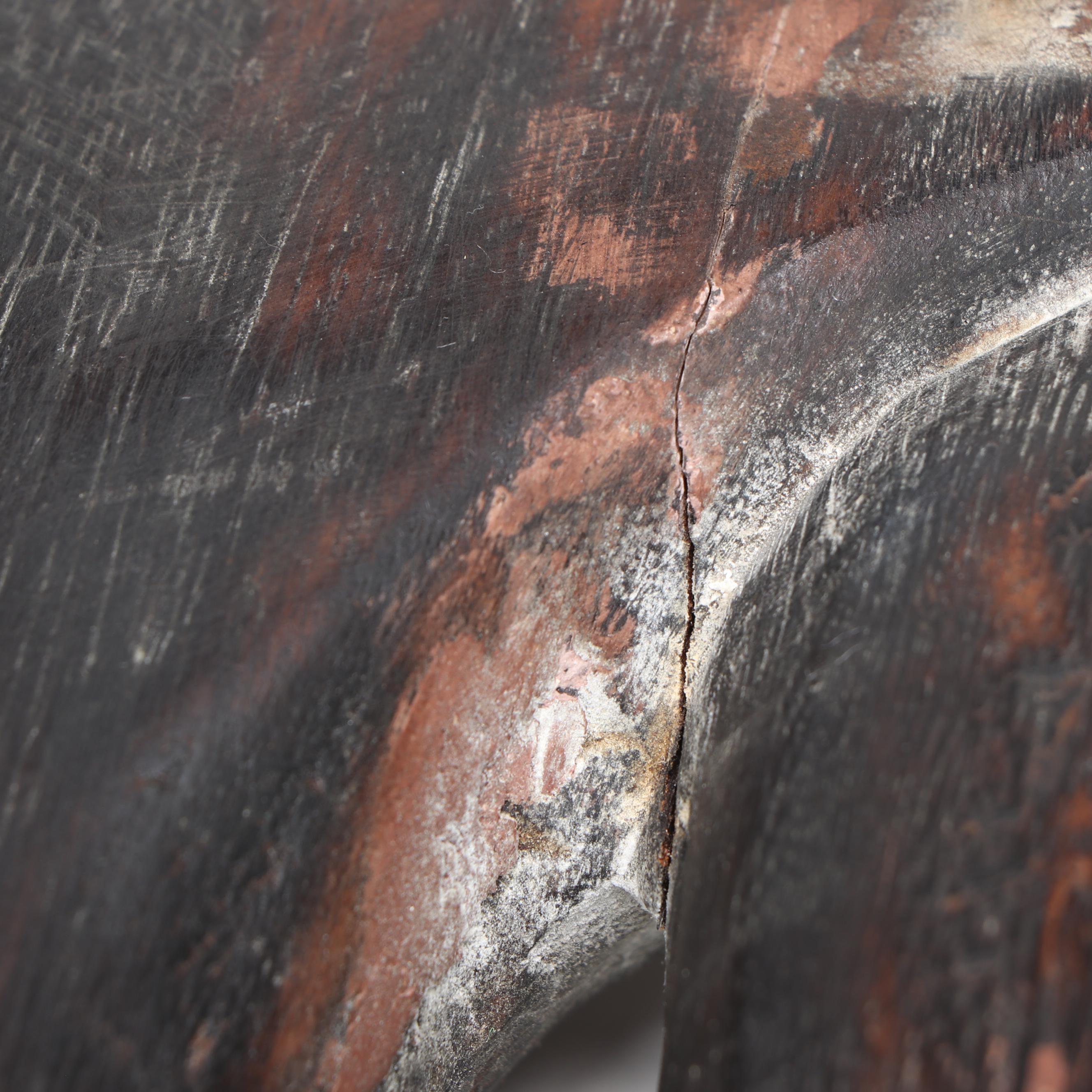 PNG Sepik River Iatmul Female Figure Food Suspension Hook