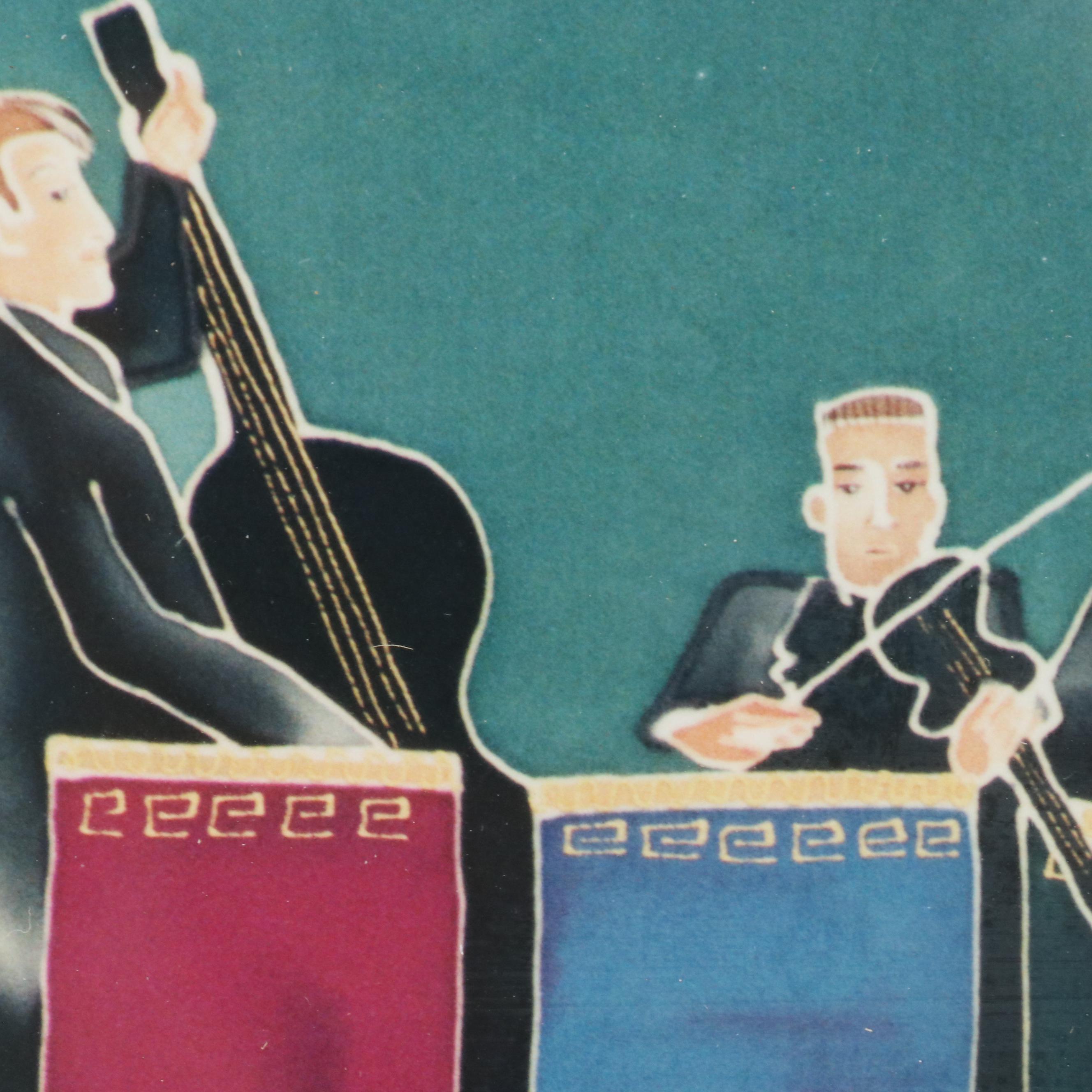 Jeanne Nash Giclée Triptych of Dancing Couples