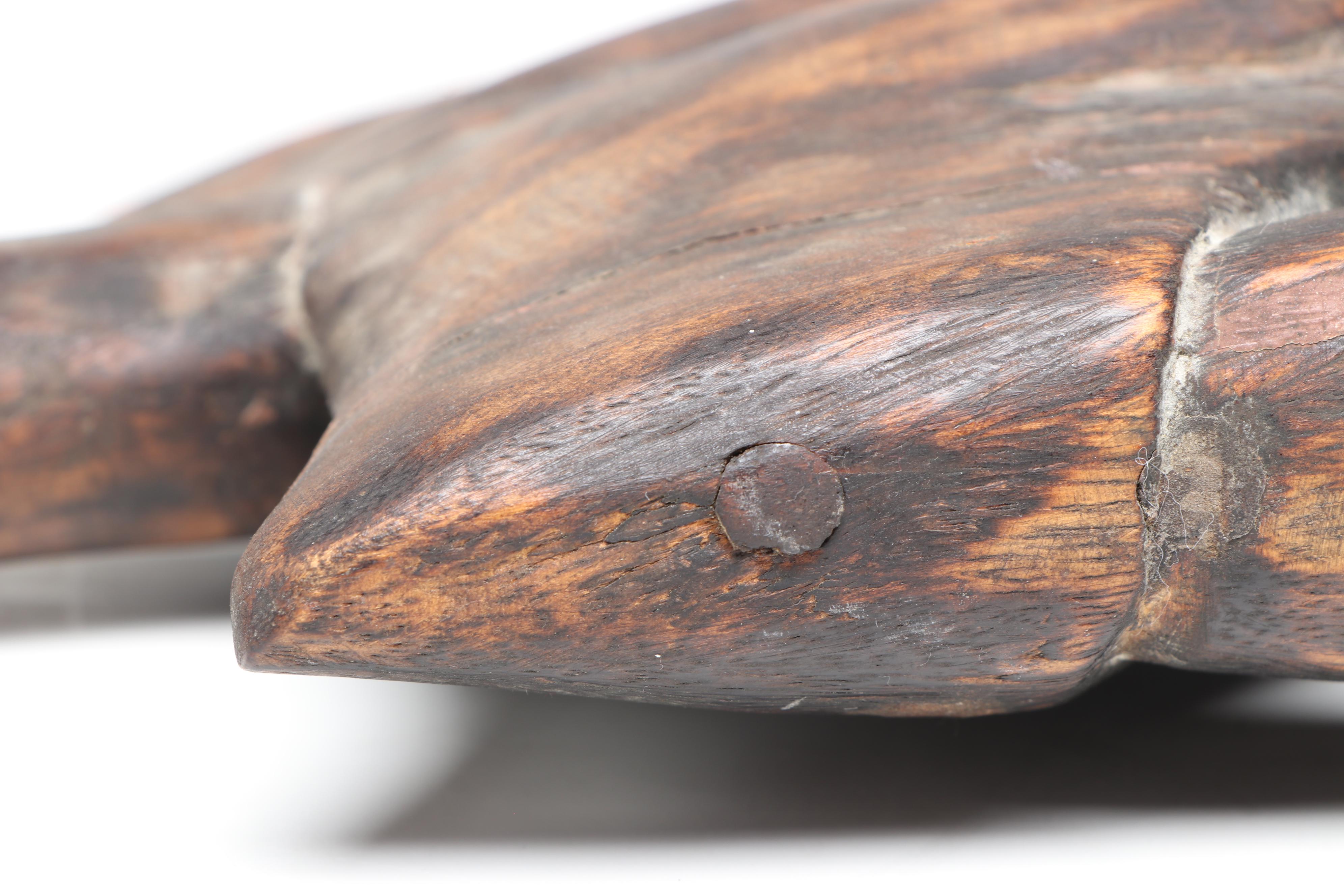 PNG Sepik River Iatmul Female Figure Food Suspension Hook