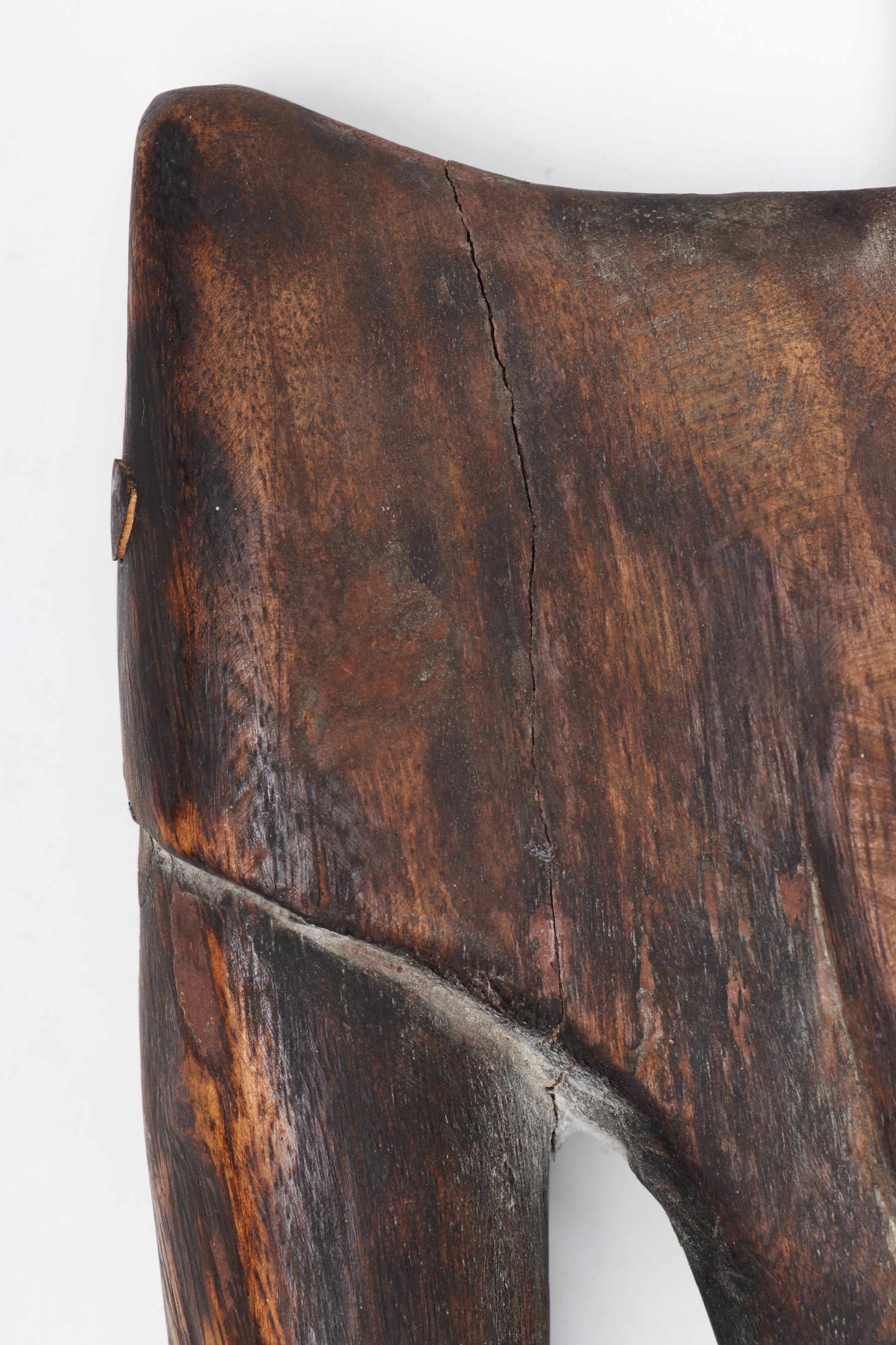 PNG Sepik River Iatmul Female Figure Food Suspension Hook