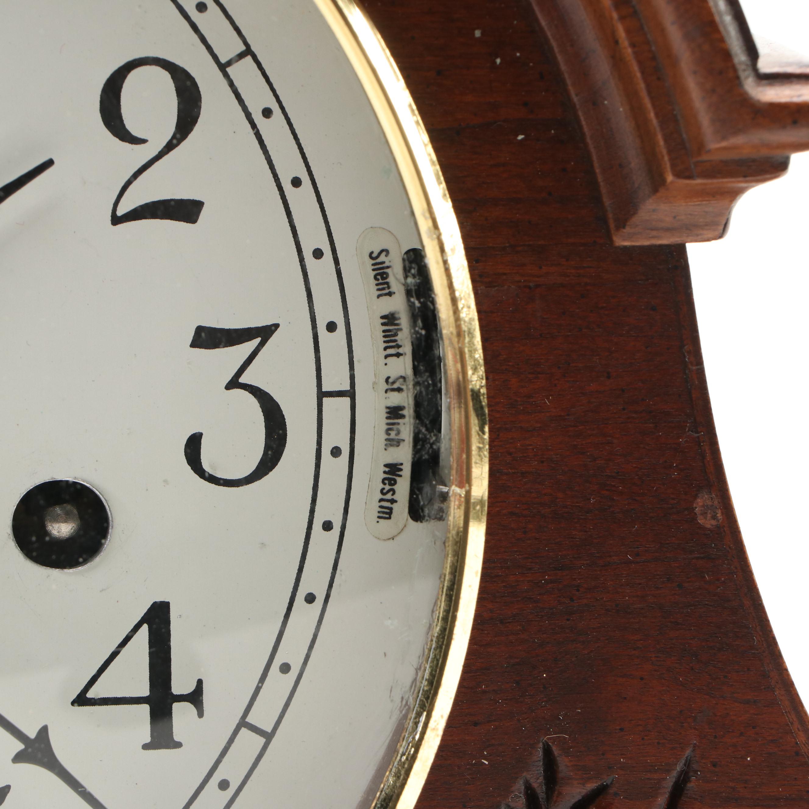 Colonial Carved Wheat Wood Mantel Cock
