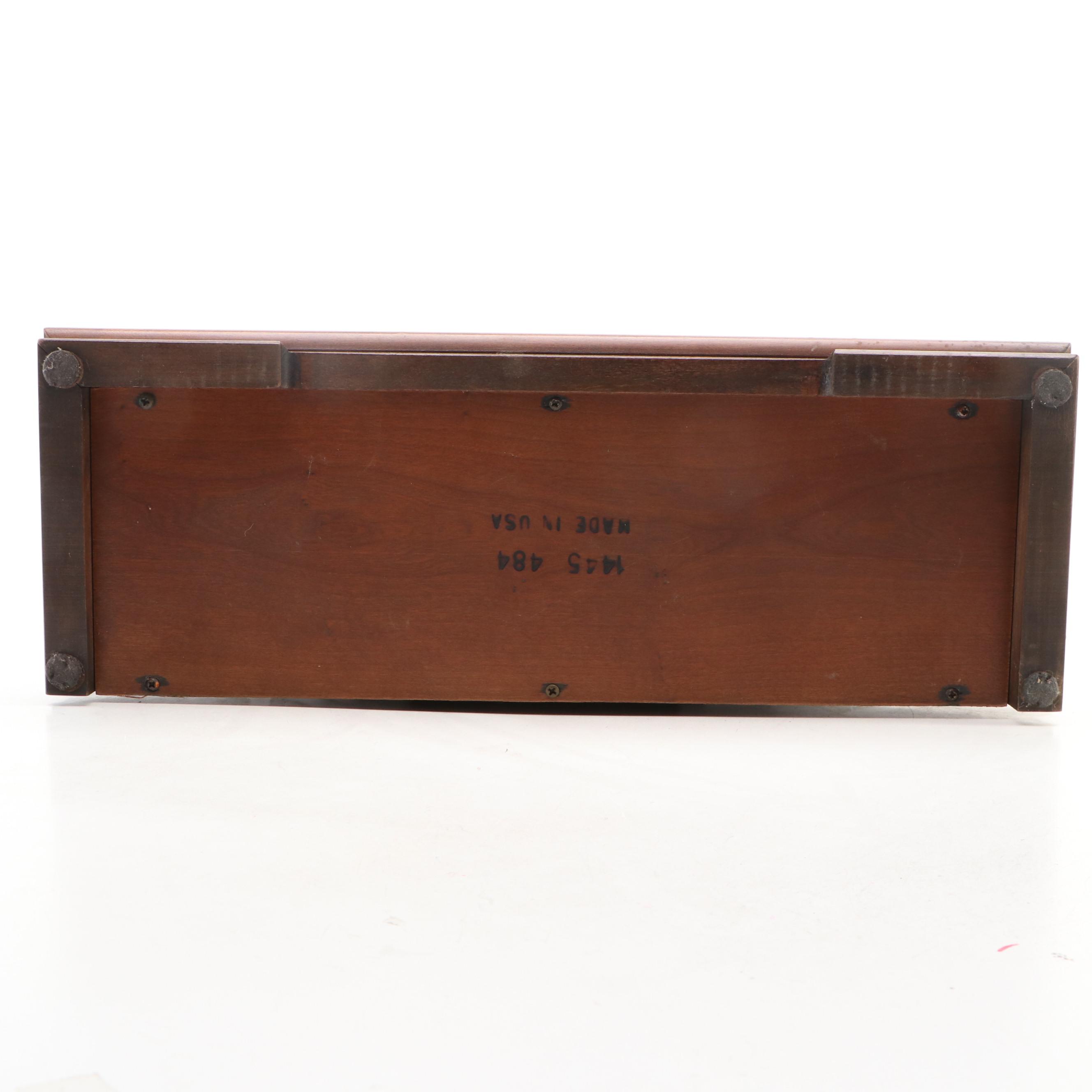 Colonial Carved Wheat Wood Mantel Cock