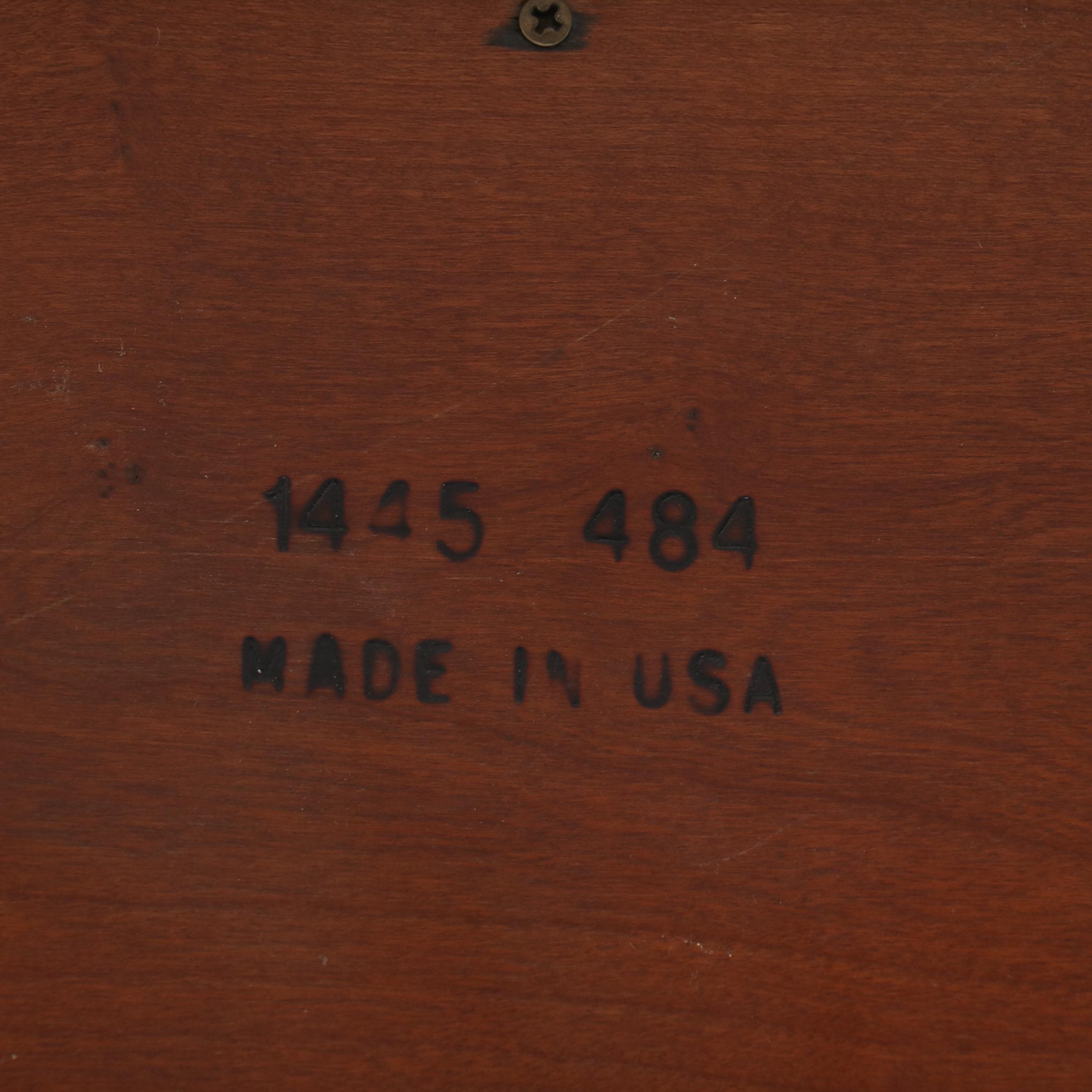 Colonial Carved Wheat Wood Mantel Cock