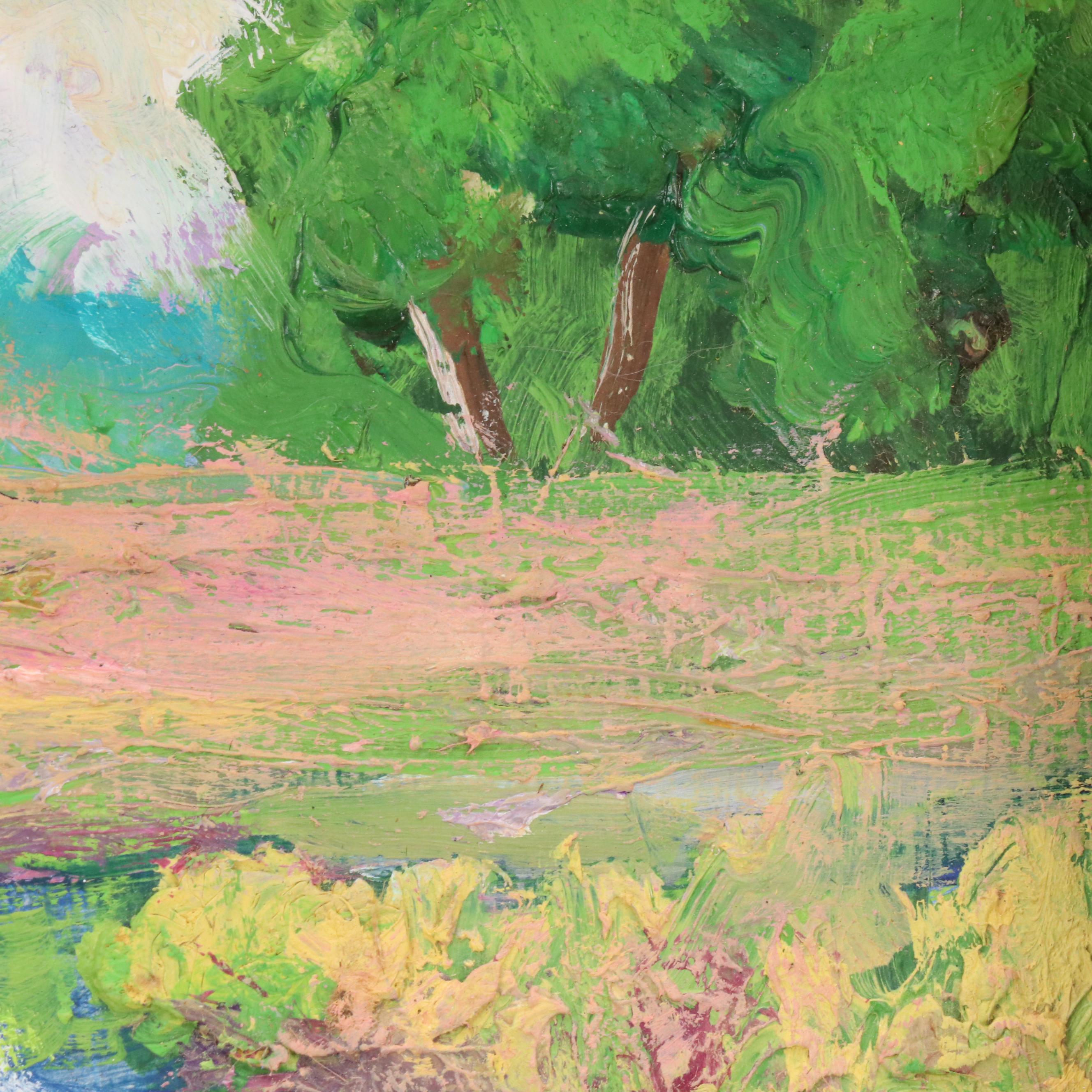 Kenneth R. Burnside Landscape Oil Painting