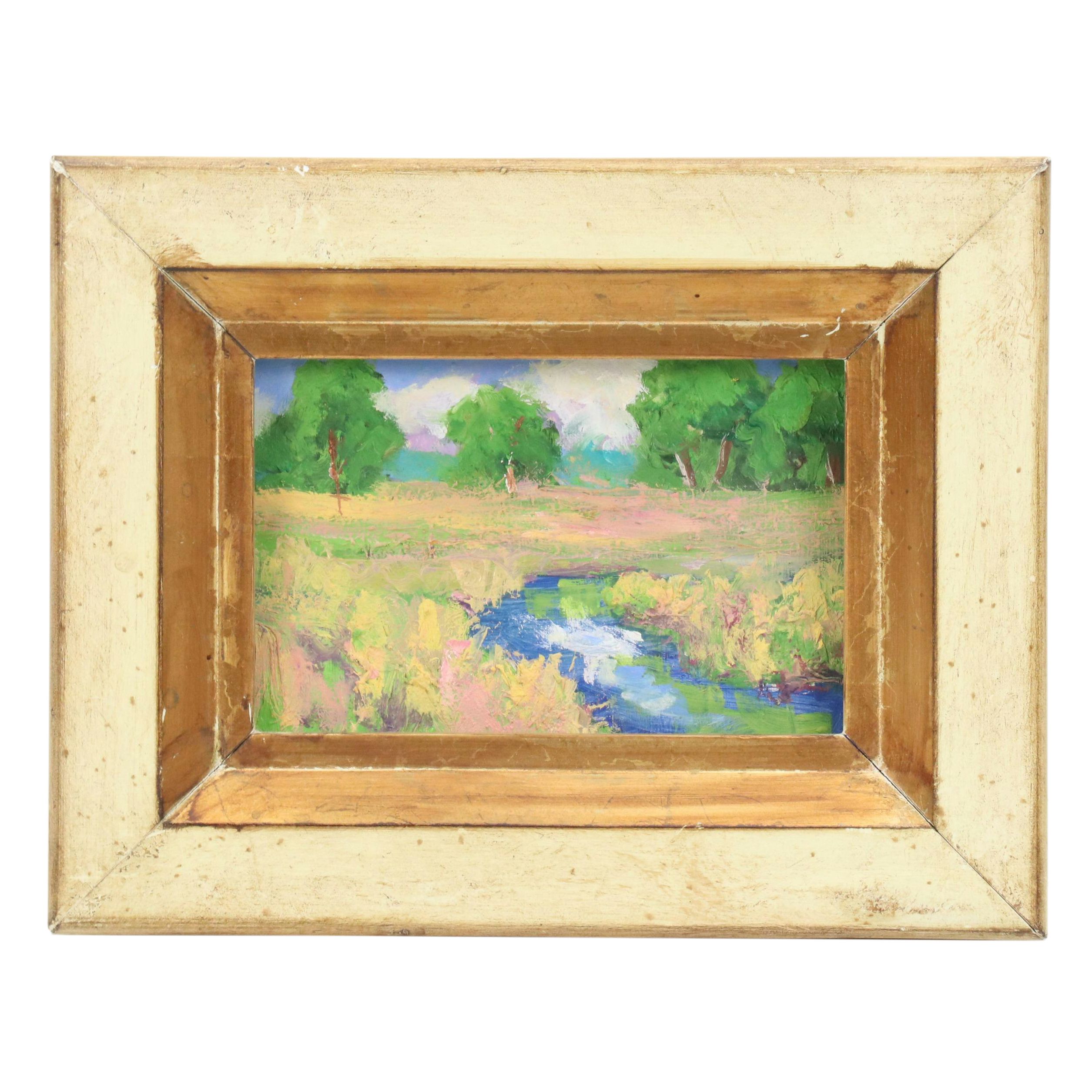 Kenneth R. Burnside Landscape Oil Painting