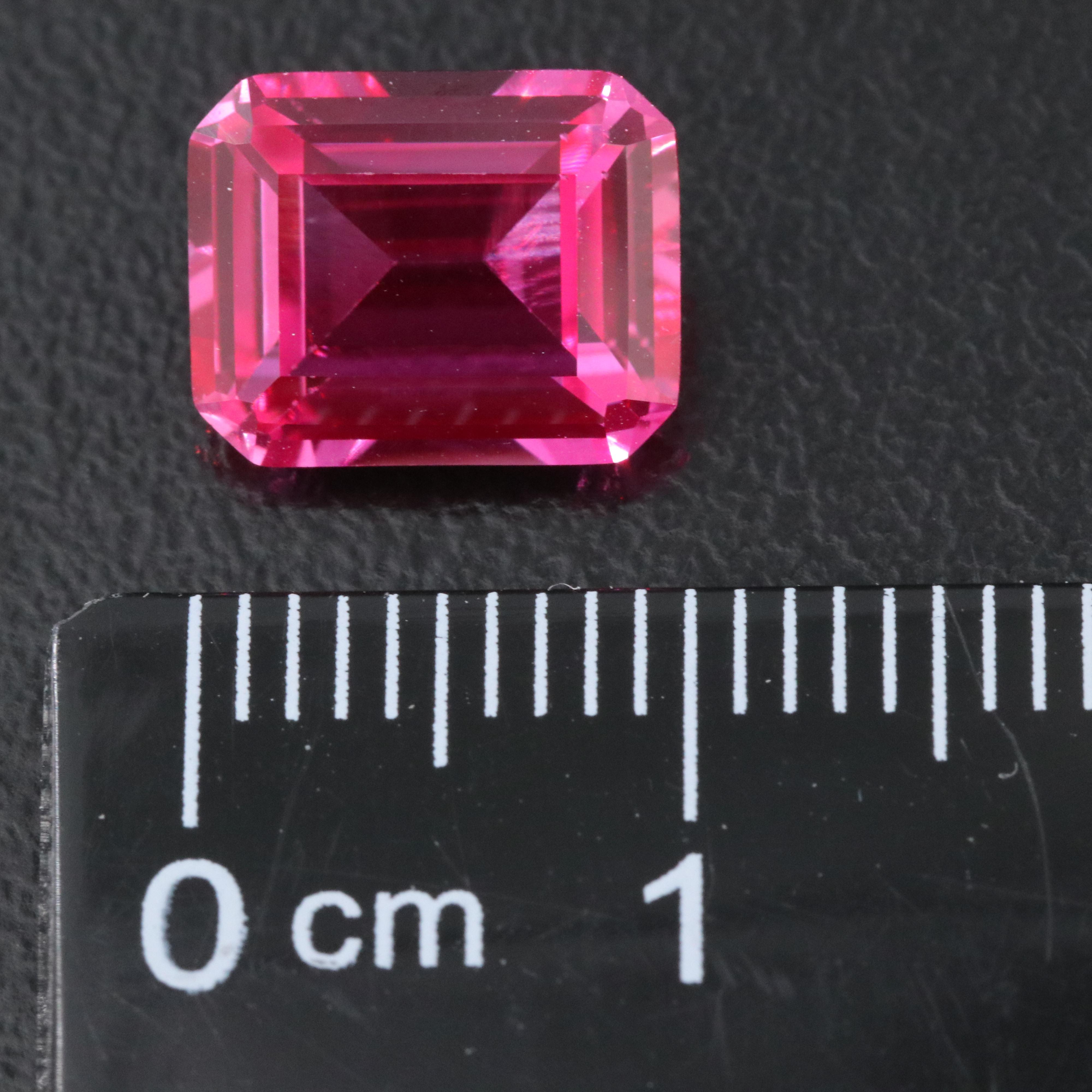 Loose 4.18 CT Lab Grown Pink Sapphire