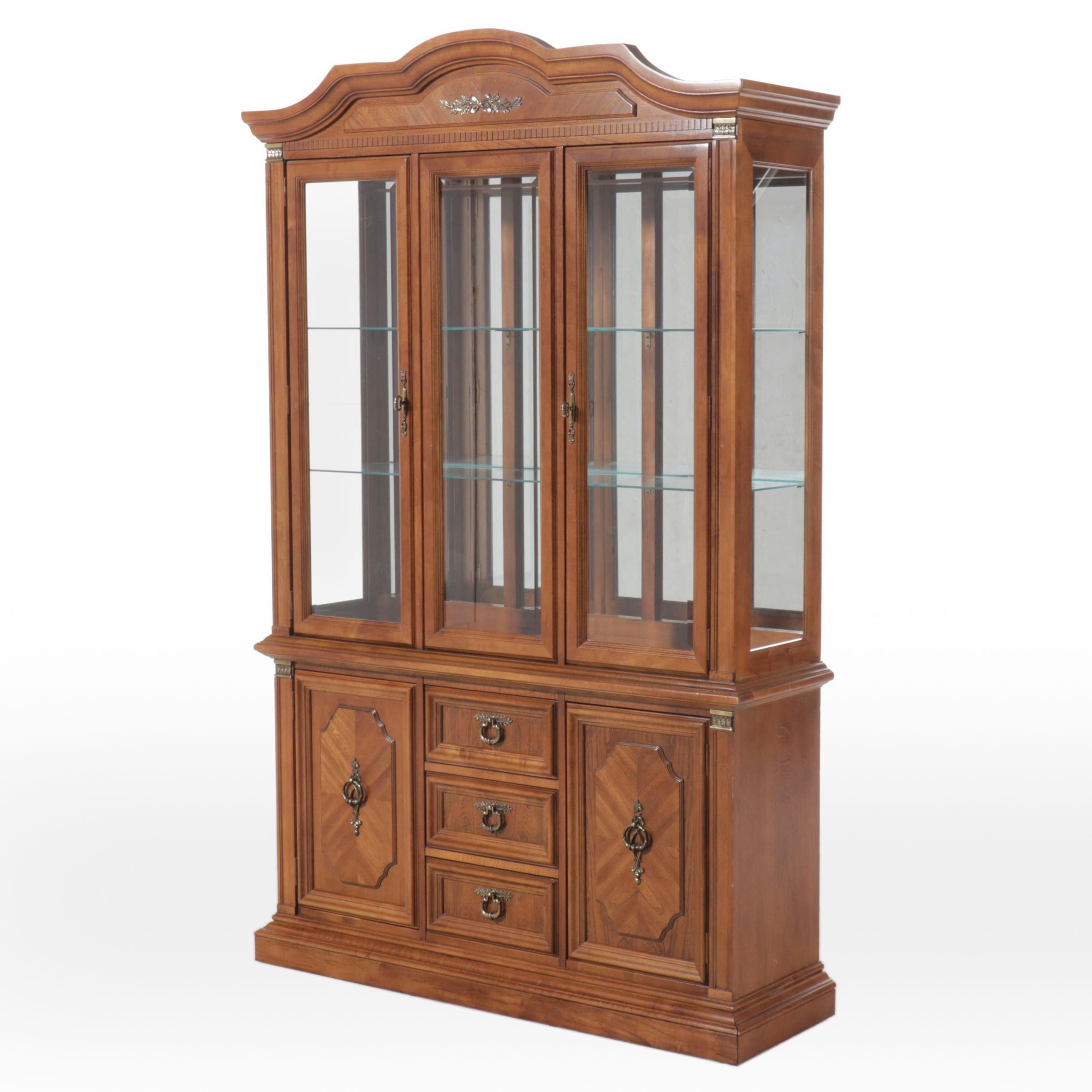 Stanley Furniture Walnut China Cabinet