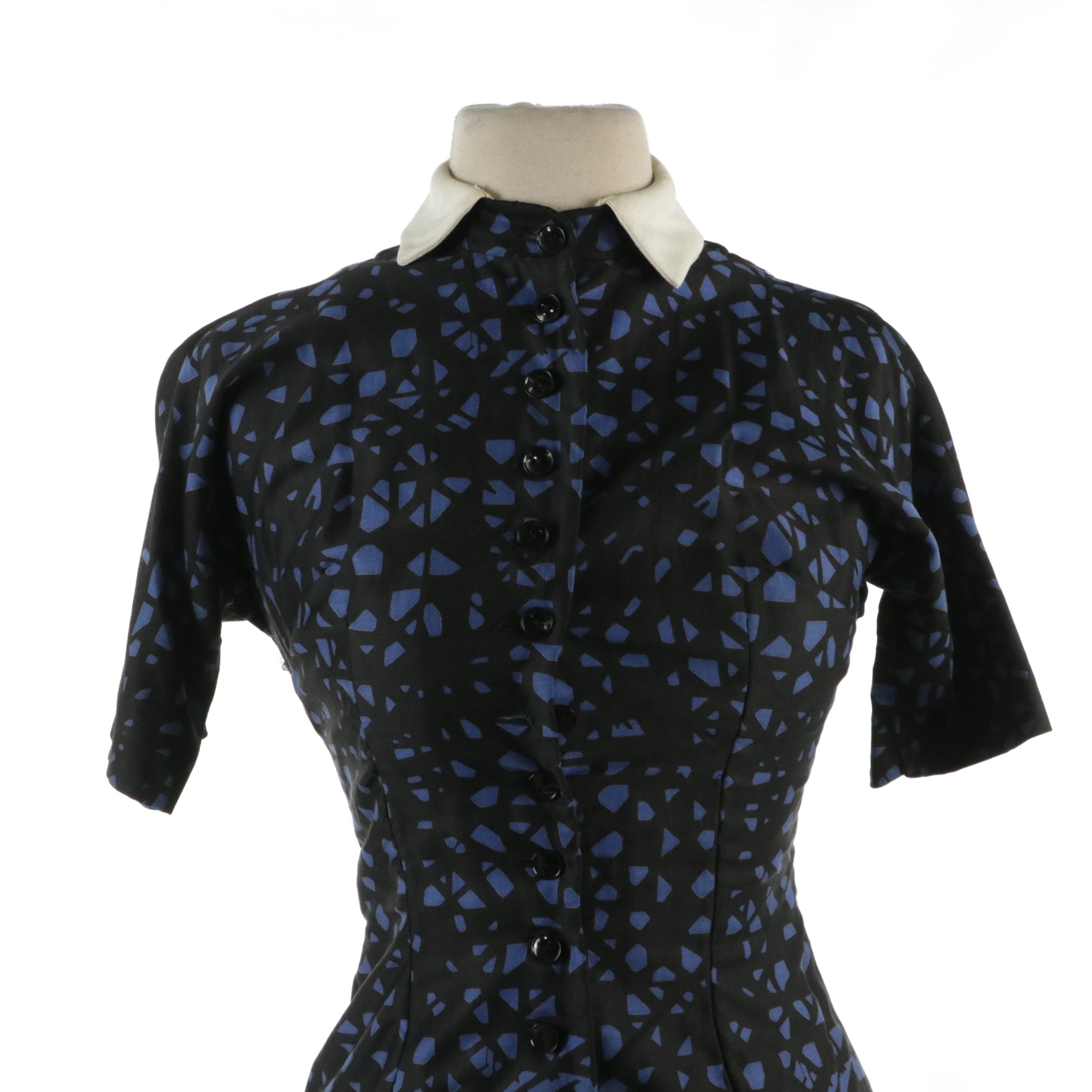 Cahill Ltd. Beverly Hills Cupcake Gown and Mr. Mort Drop-Waist Dress, 1950s