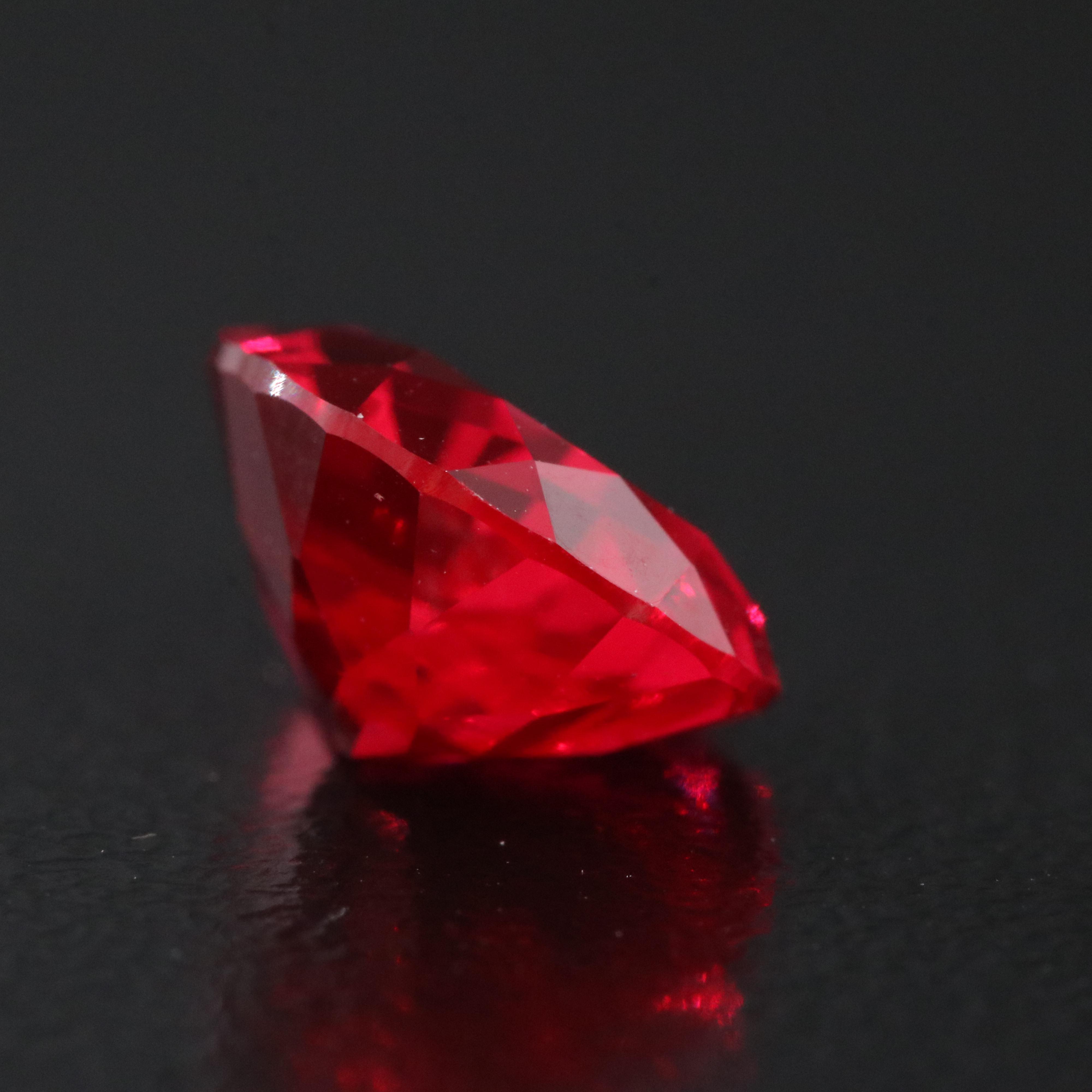 Loose 4.60 CT Lab Grown Ruby
