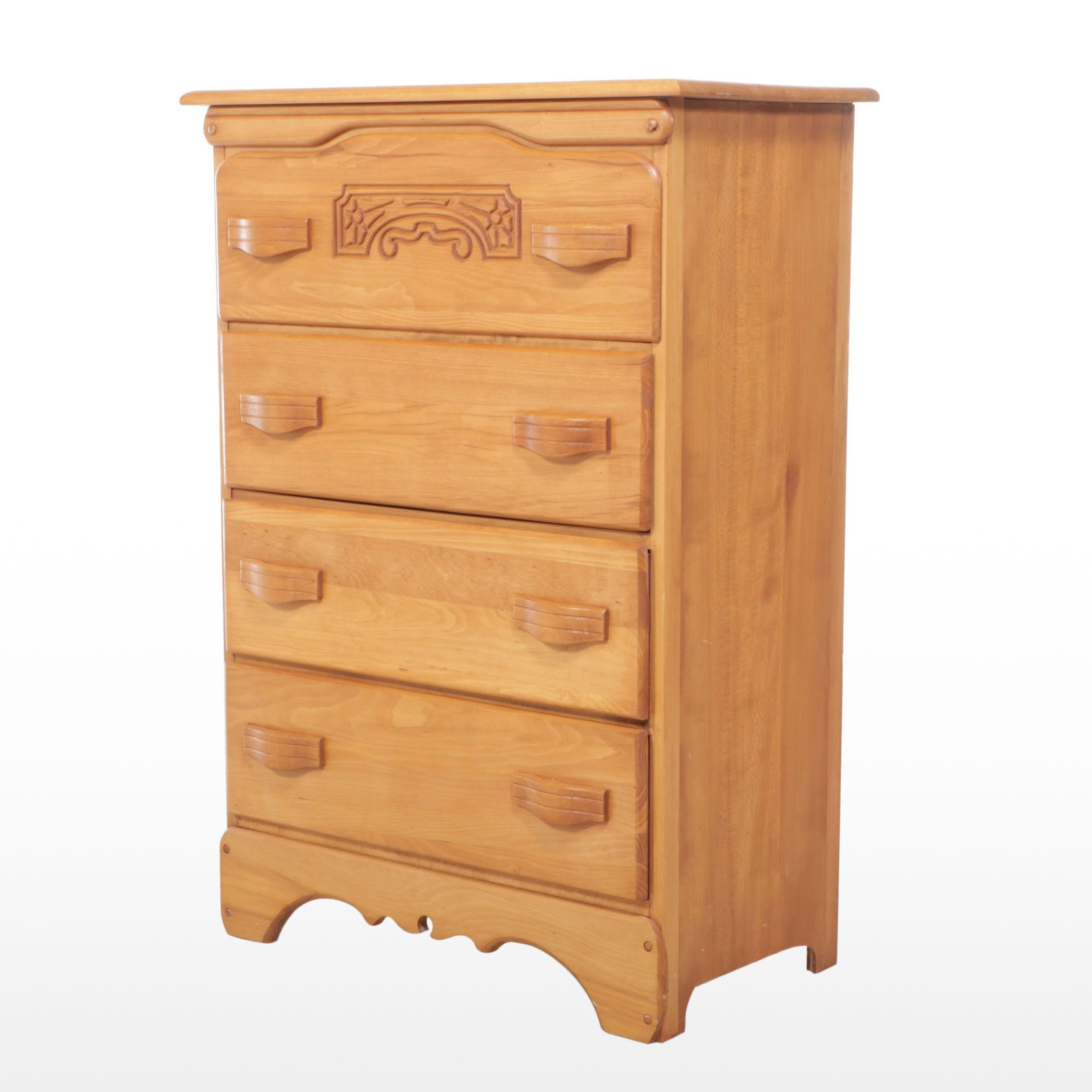Maple Chest of Drawers, Late 20th Century