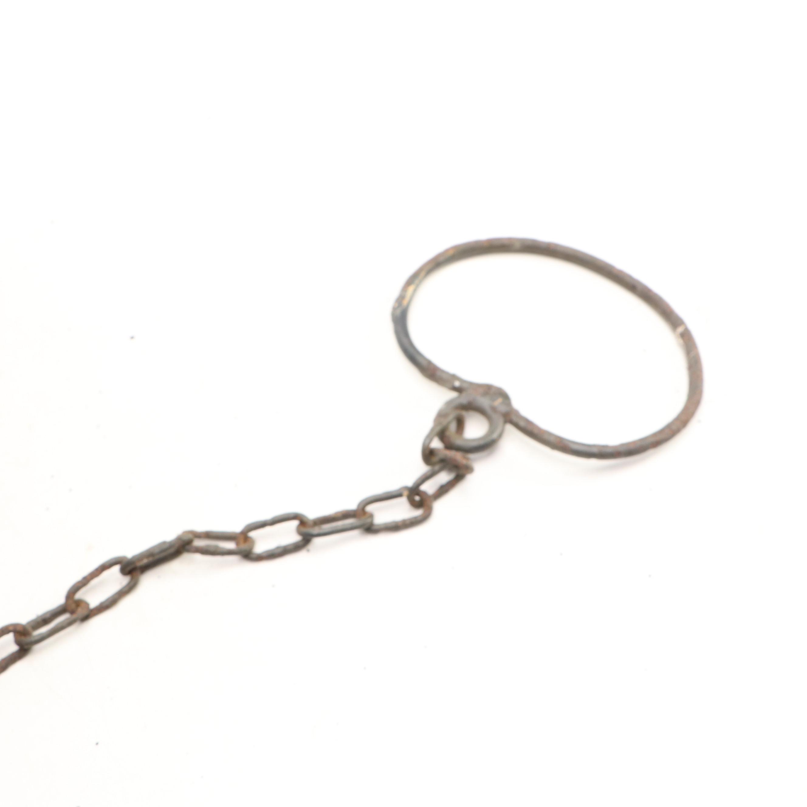 Wrought Iron Scroll Work Dinner Bell