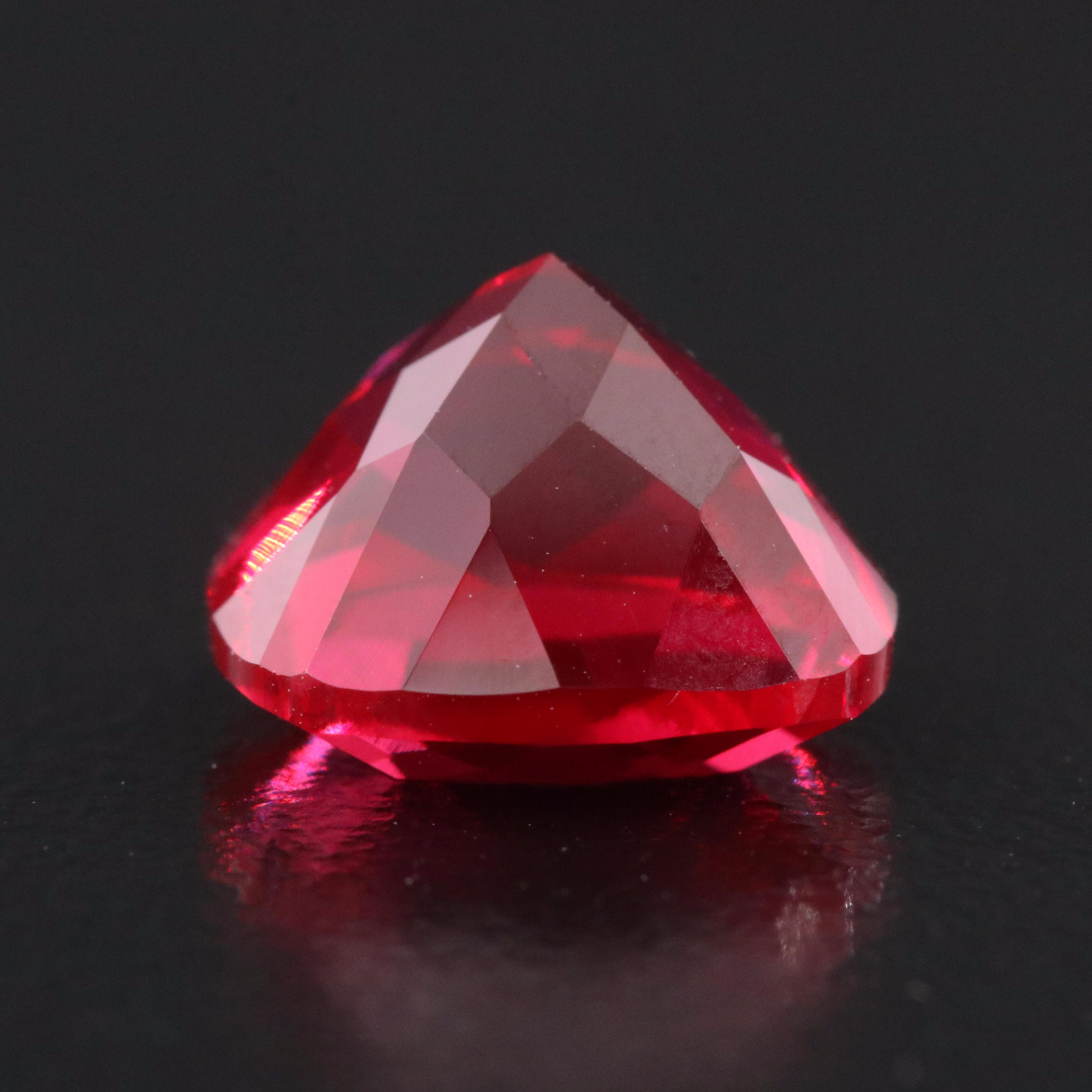 Loose 6.25 CT Lab Grown Ruby