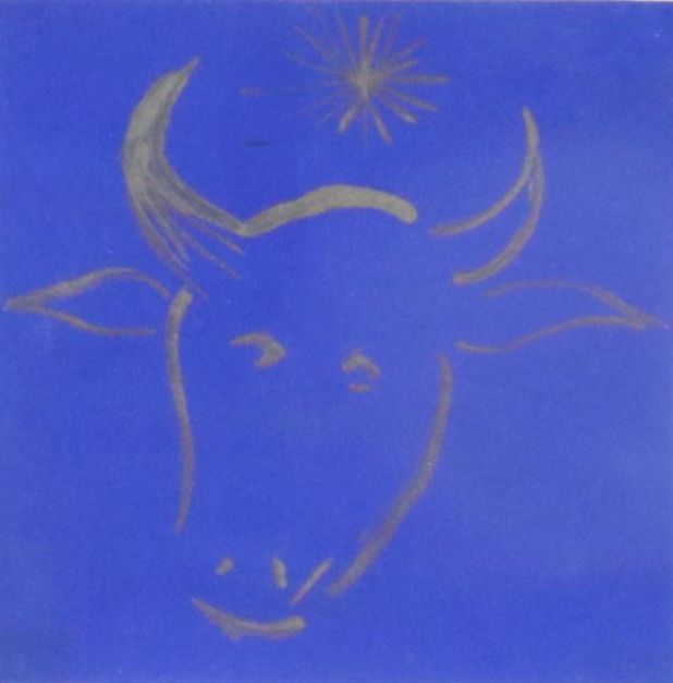 Stylized Bull Drawing