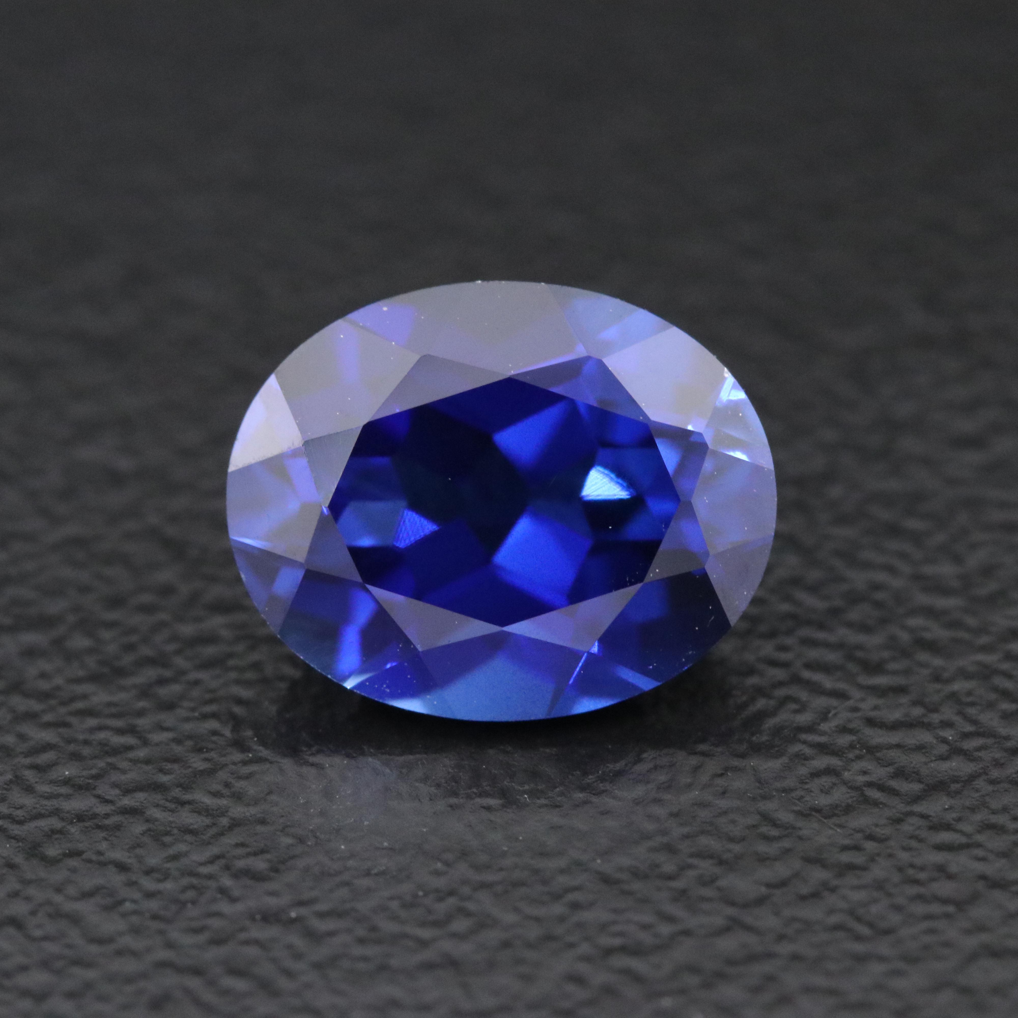 Loose 3.63 CT Lab Grown Sapphire