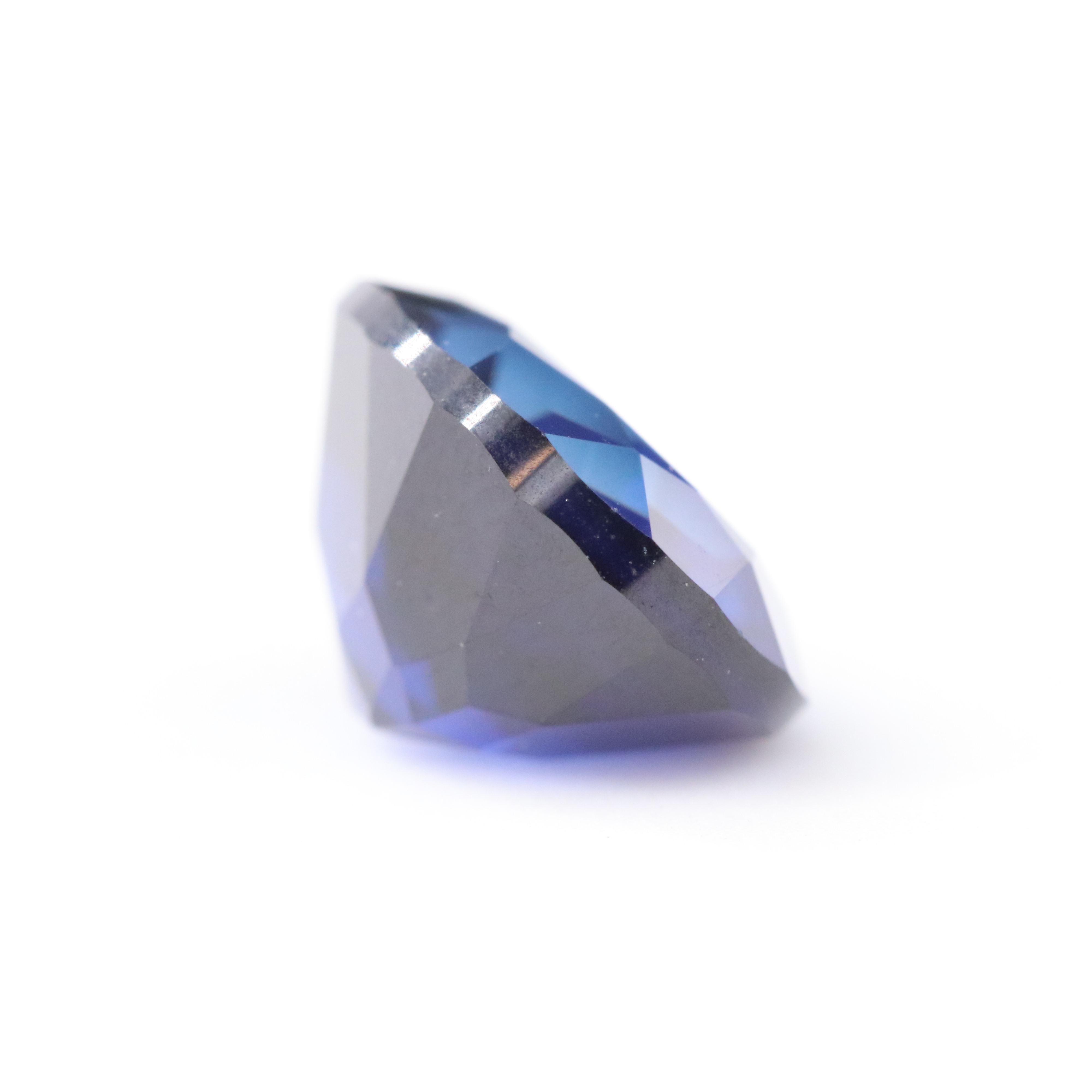 Loose 3.63 CT Lab Grown Sapphire