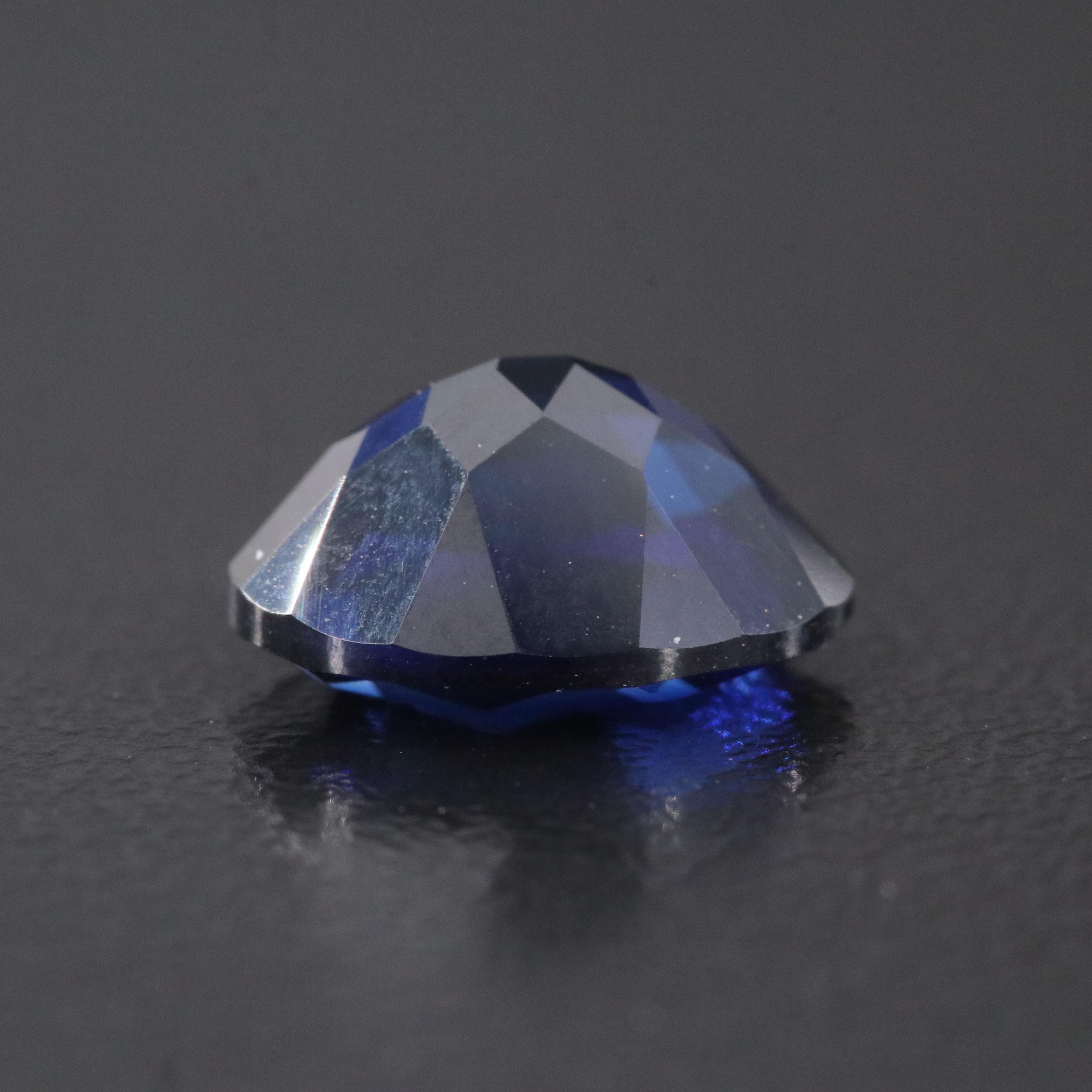 Loose 3.63 CT Lab Grown Sapphire